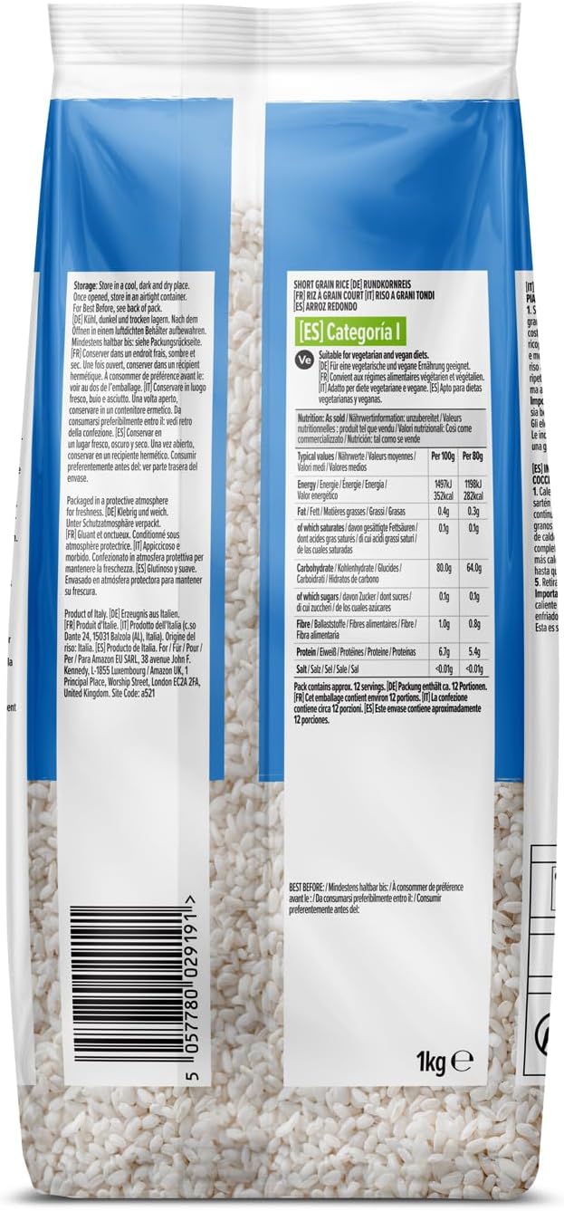 Detalle de By Amazon Riso A Grani Tondi, 1kg