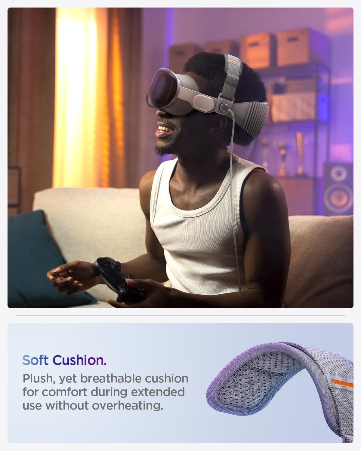 Thumbnail 5 de Spigen DR210 bandeau rembourré pour Apple Vision Pro M2