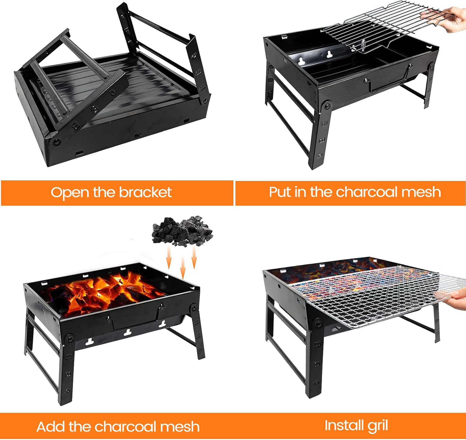 Detalle de Portable BBQ Barbecue Grill 15.35