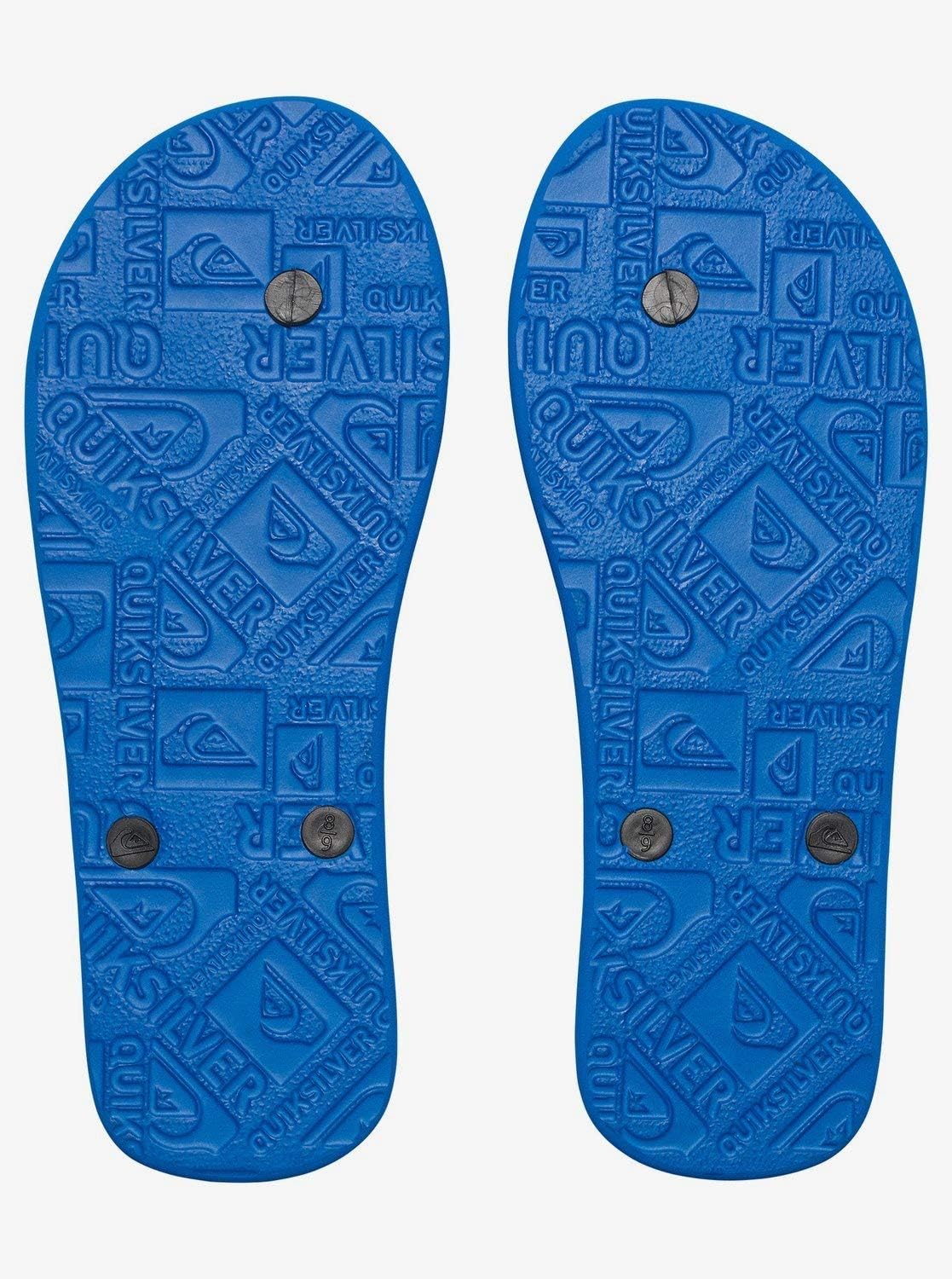 Detalle 1 de Quiksilver Molokai Tongs pour hommes – Noir, 43 EU