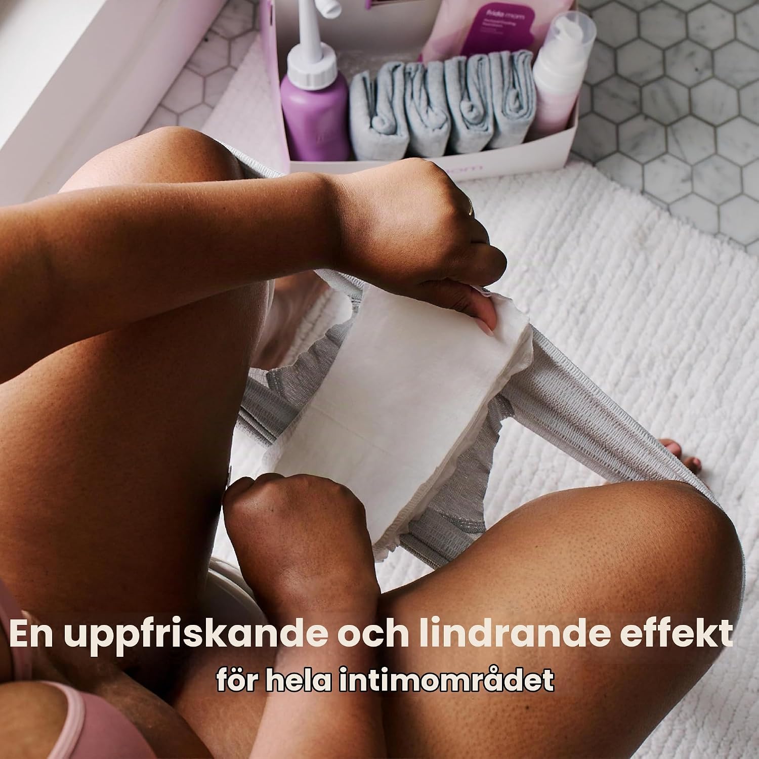 Detalle de Frida Mom kylande perinealkuddar med trollhassel, 24 st