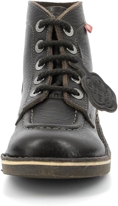 Thumbnail 5 de Kickers Kick Col Damen-Stiefeletten in Braun – flache Boots mit Lederfutter