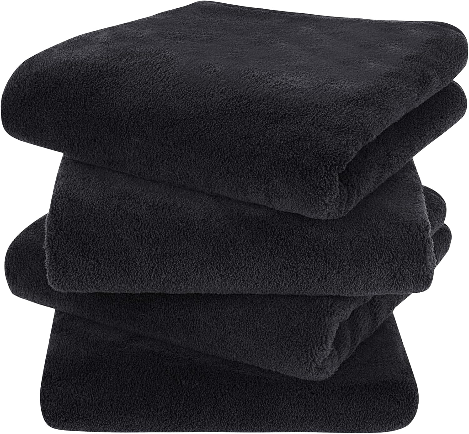 Thumbnail 6 de KinHwa 4er Set Mikrofaser-Handtücher 50x100 cm – extra saugstark, fusselarm und schnell trocknend