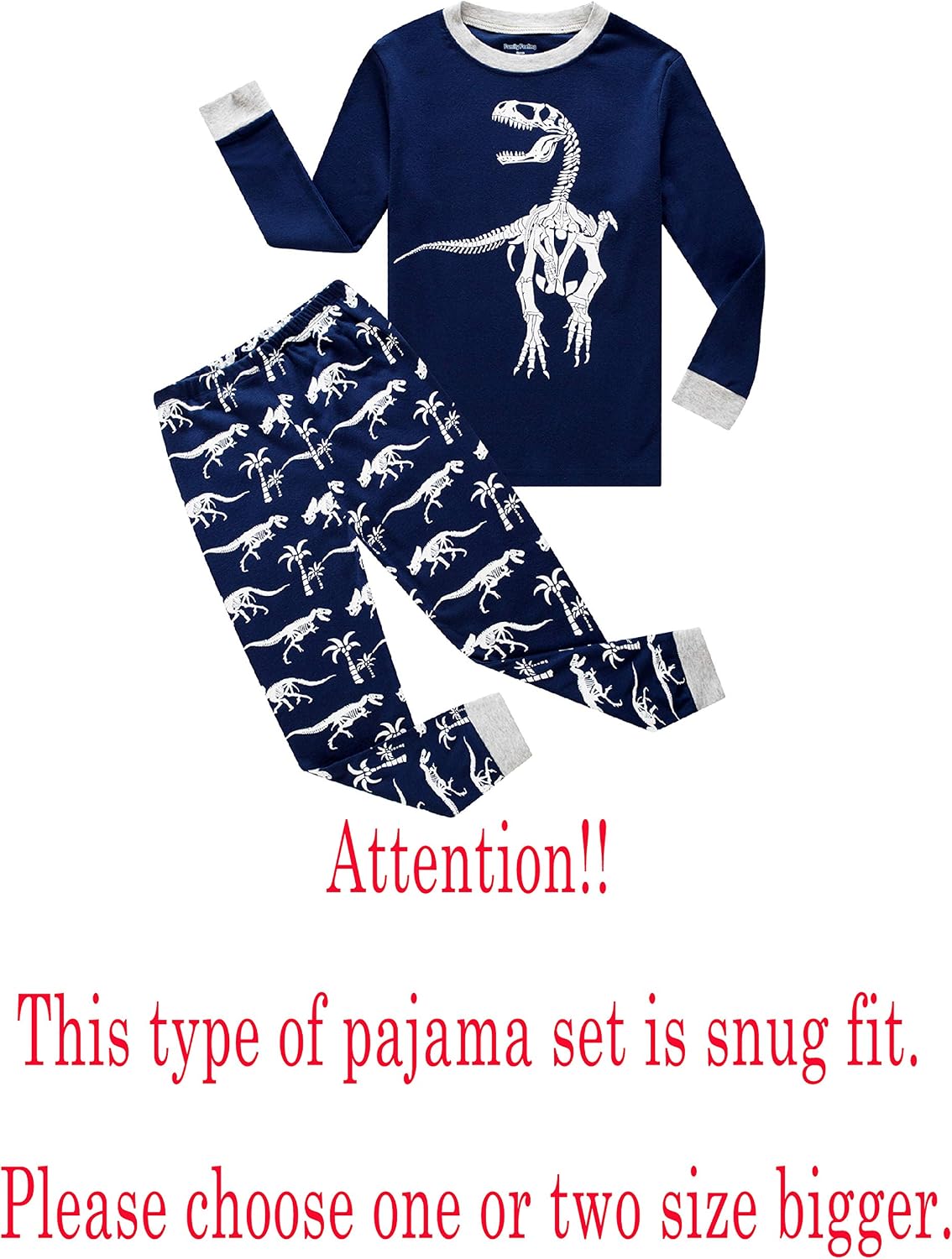 Detalle 2 de Family Feeling 2-Piece Cotton Pajamas