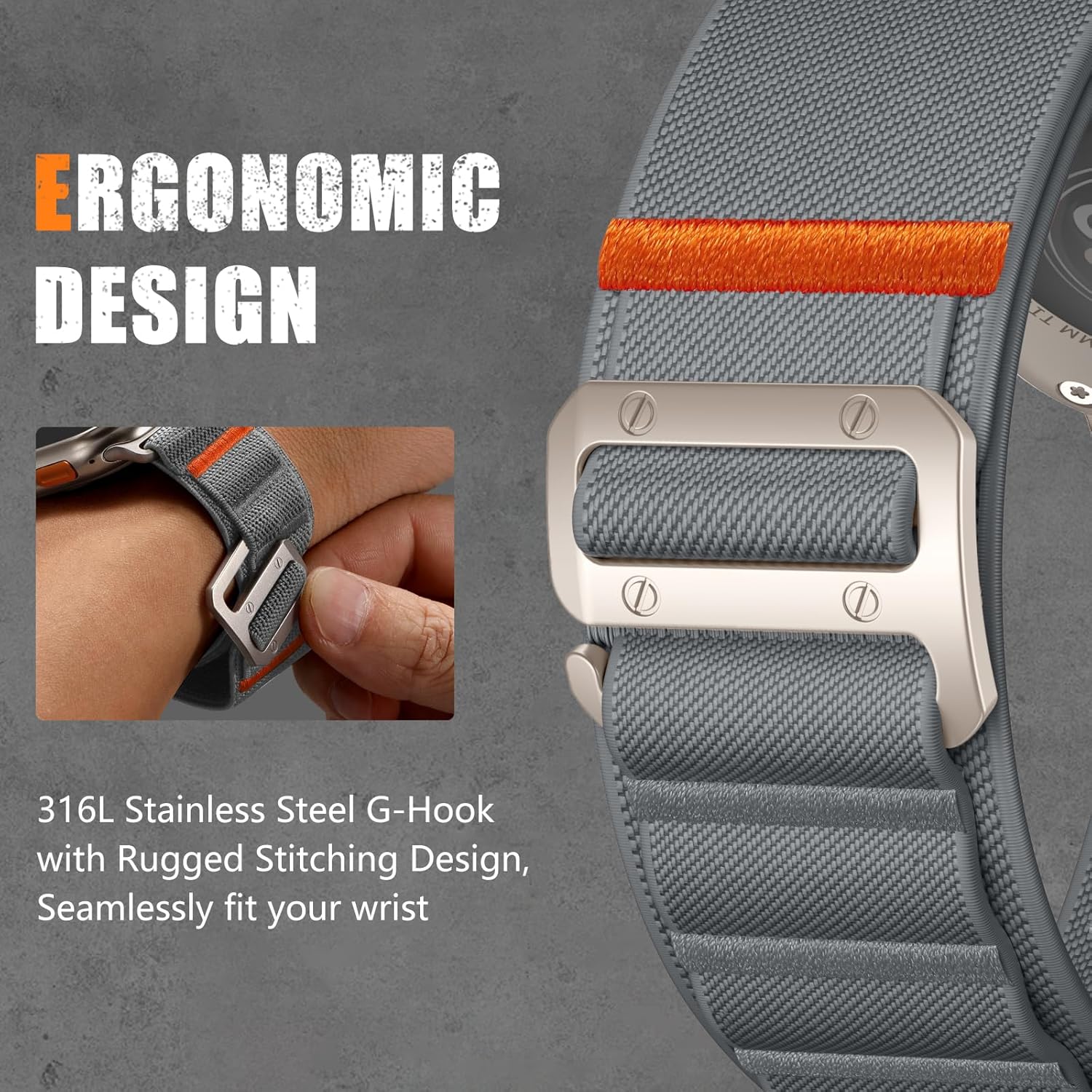 Thumbnail 1 de Bandletic Nylon Strap for Apple Watch