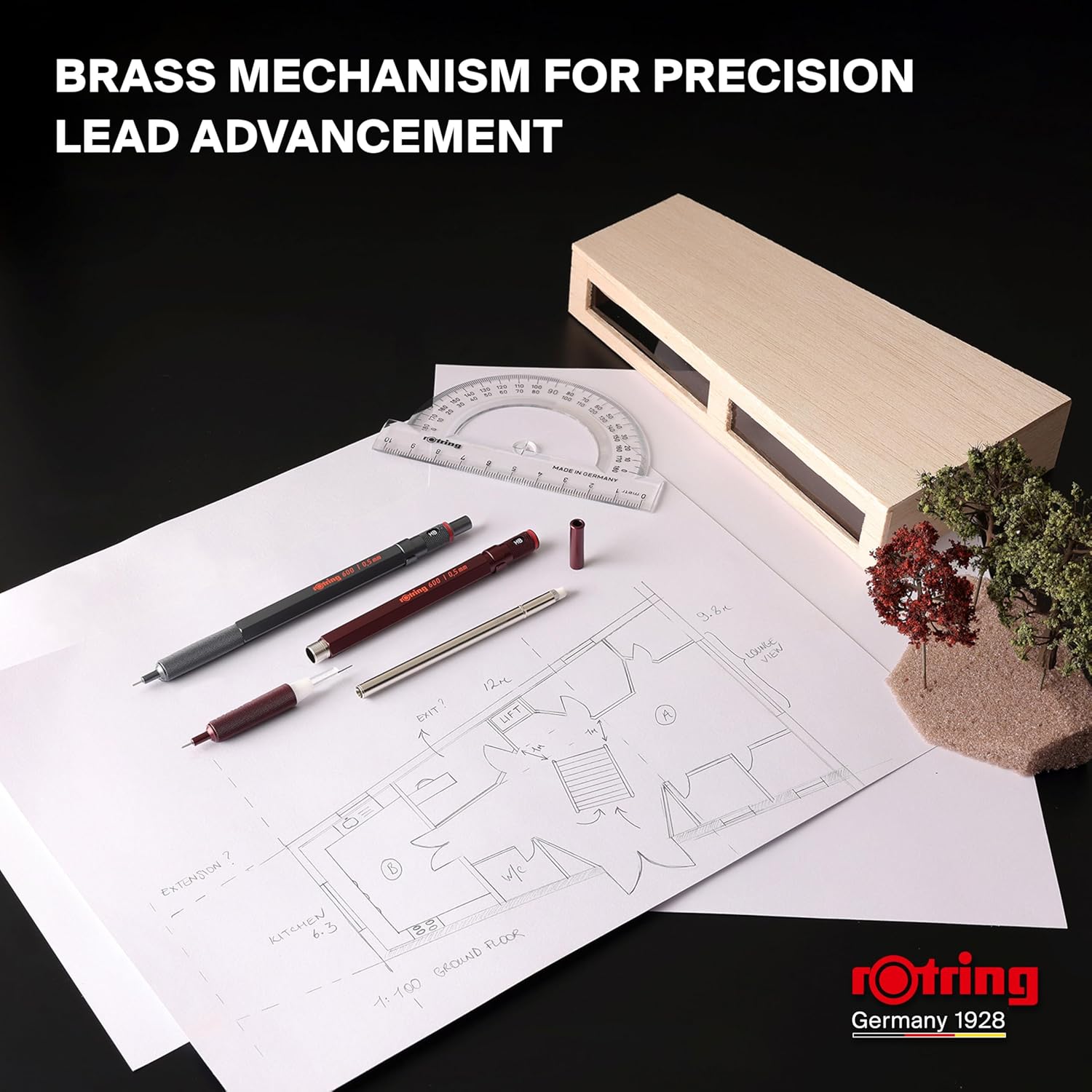 Thumbnail 6 de Rotring 600 matita meccanica 0,5 mm ✏️