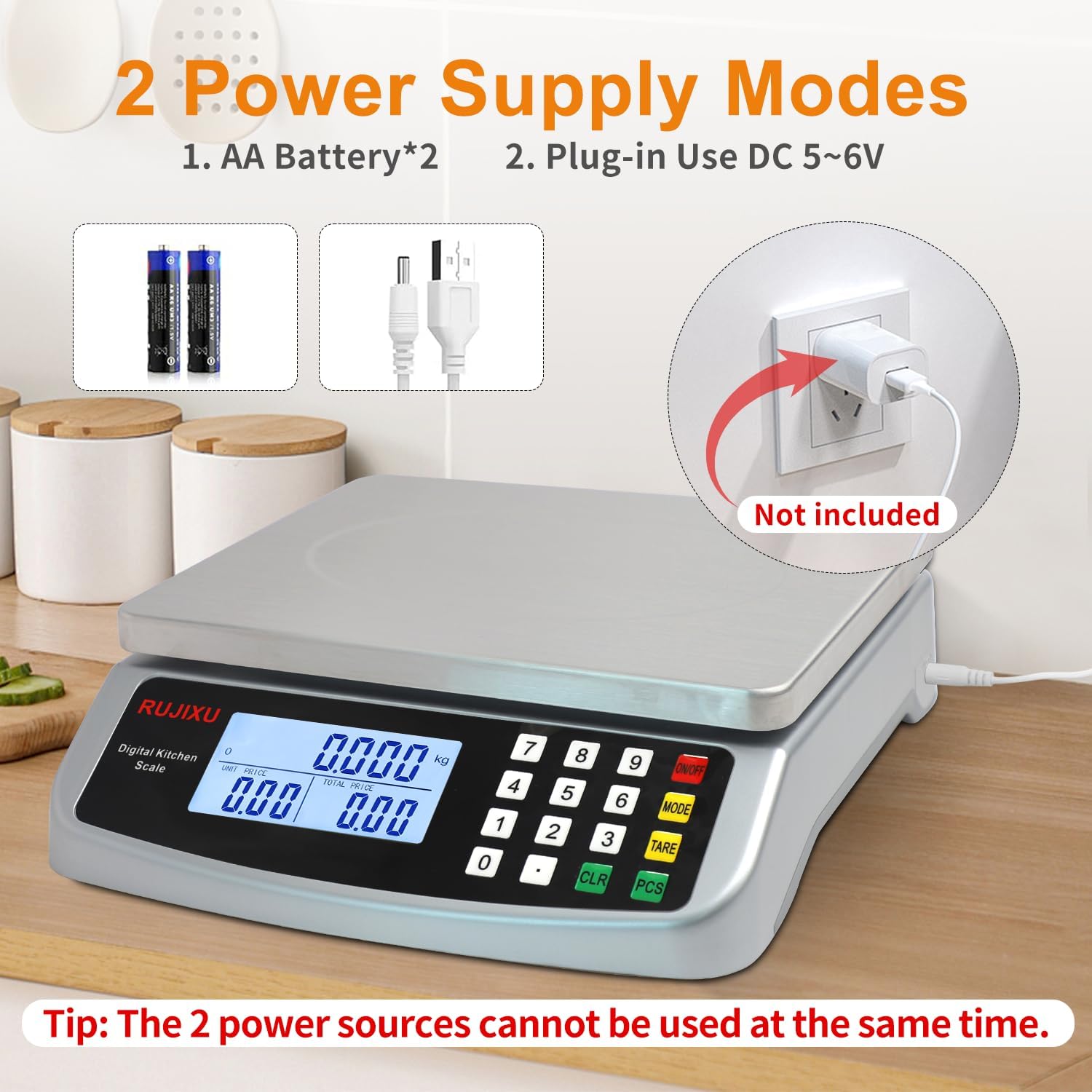 Thumbnail 4 de Food Scale 88lb/40kg Digital Kitchen Scale 1g ⚖