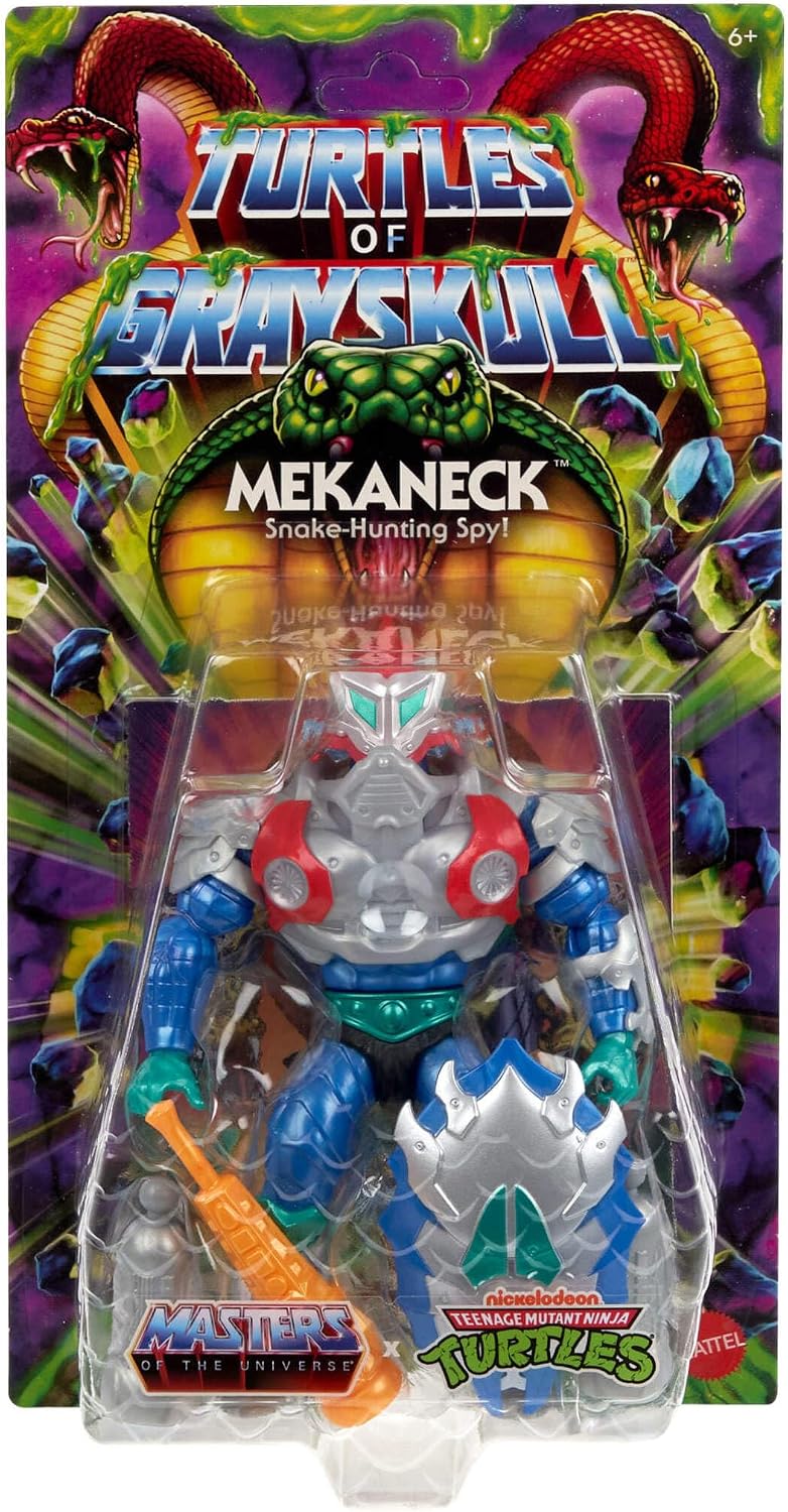 Detalle 2 de Masters of the Universe Origins Mekaneck 🐢 Figura de acción
