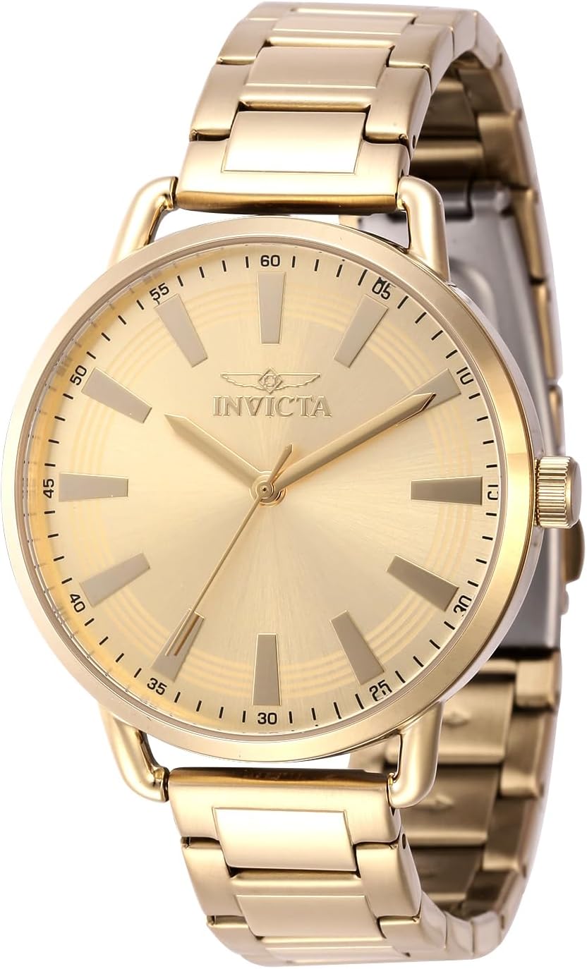Thumbnail 2 de Invicta Wildflower Femme 38 mm – Montre quartz en acier inoxydable, cadran noir