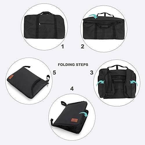 Thumbnail 6 de VS VOGSHOW Vogshow 120L bolsa de viaje plegable grande impermeable con compartimento para zapatos
