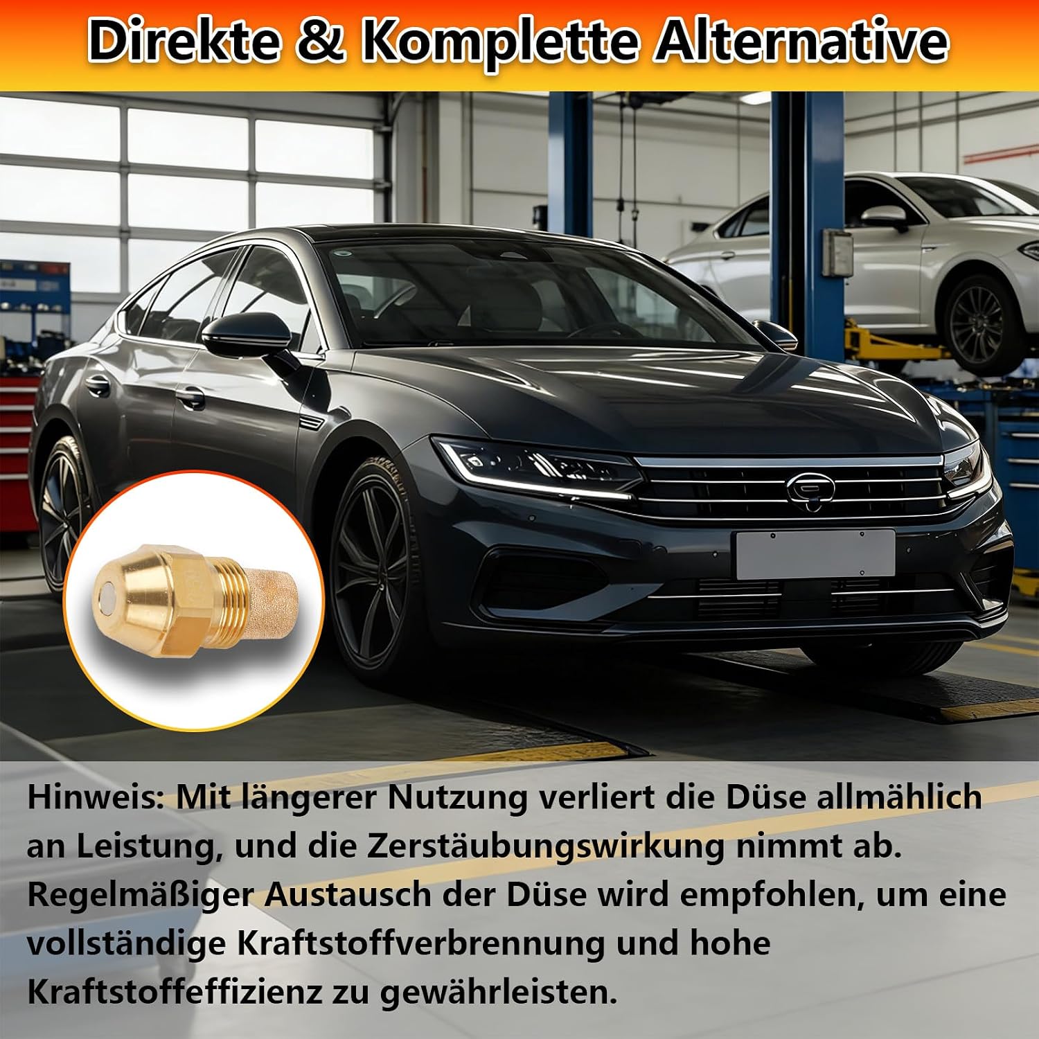 Detalle 2 de InYoHui Vollkegel-Öldüse 60° – 0,50 USgal/h für Ölbrenner: Homogene Zerstäubung, stabile Verbrennung