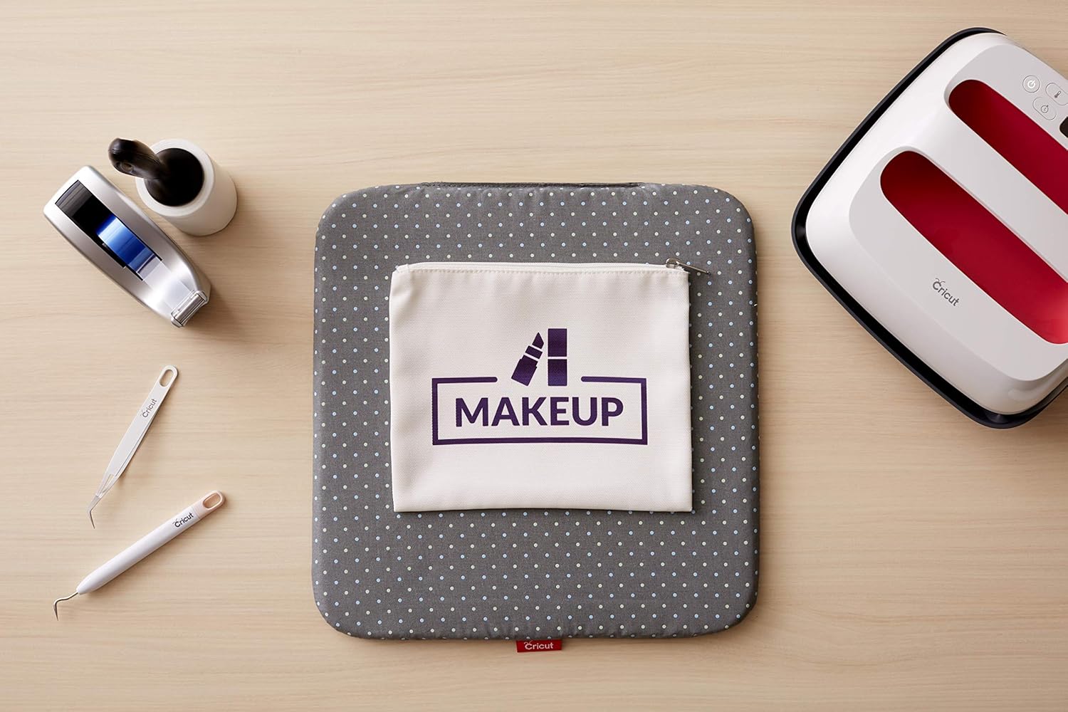 Detalle de Cricut Trousses de Maquillage 3 sacs Blanc