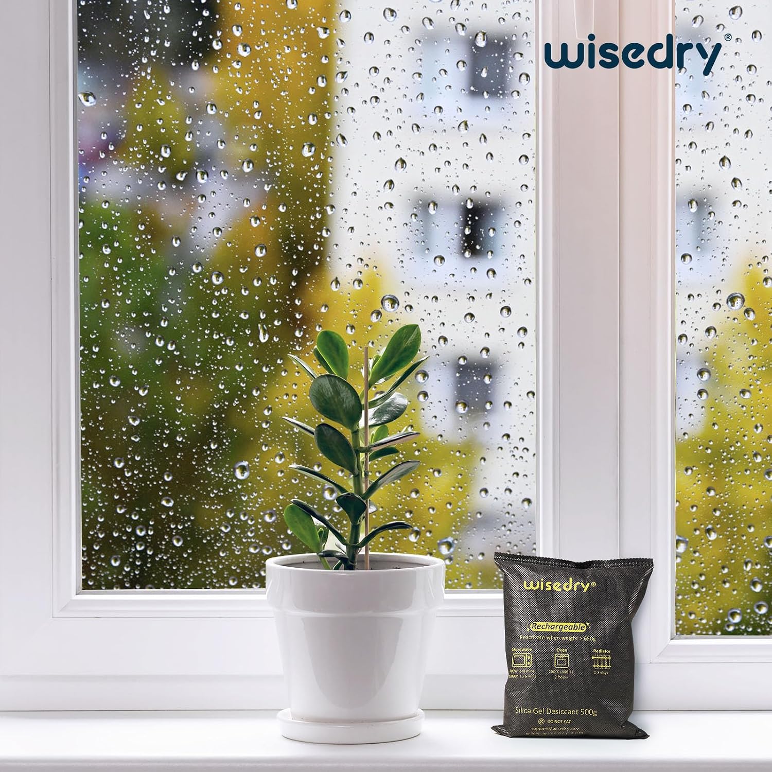 Detalle 2 de wisedry 1kg silica gel car dehumidifier