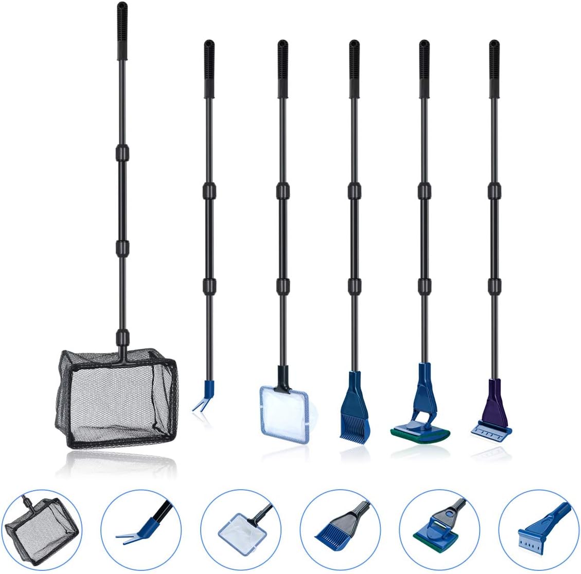 Aquarium Cleaning Kit 6 in 1 Glass