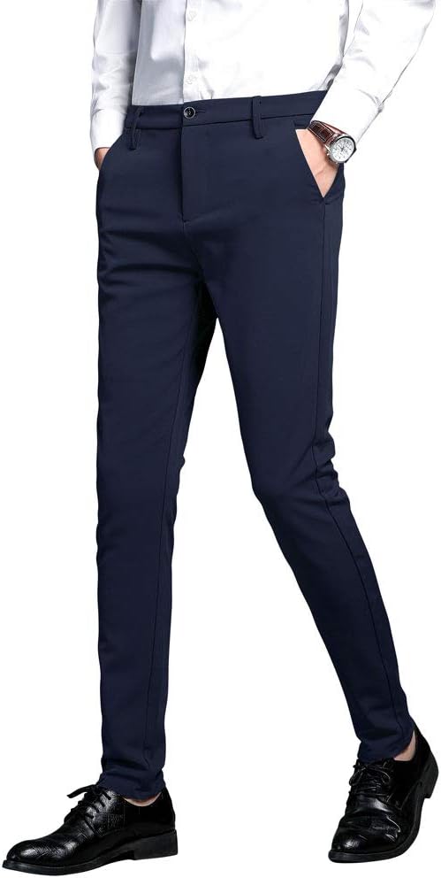 Detalle de Plaid&Plain Slim Stretch Dress Pants