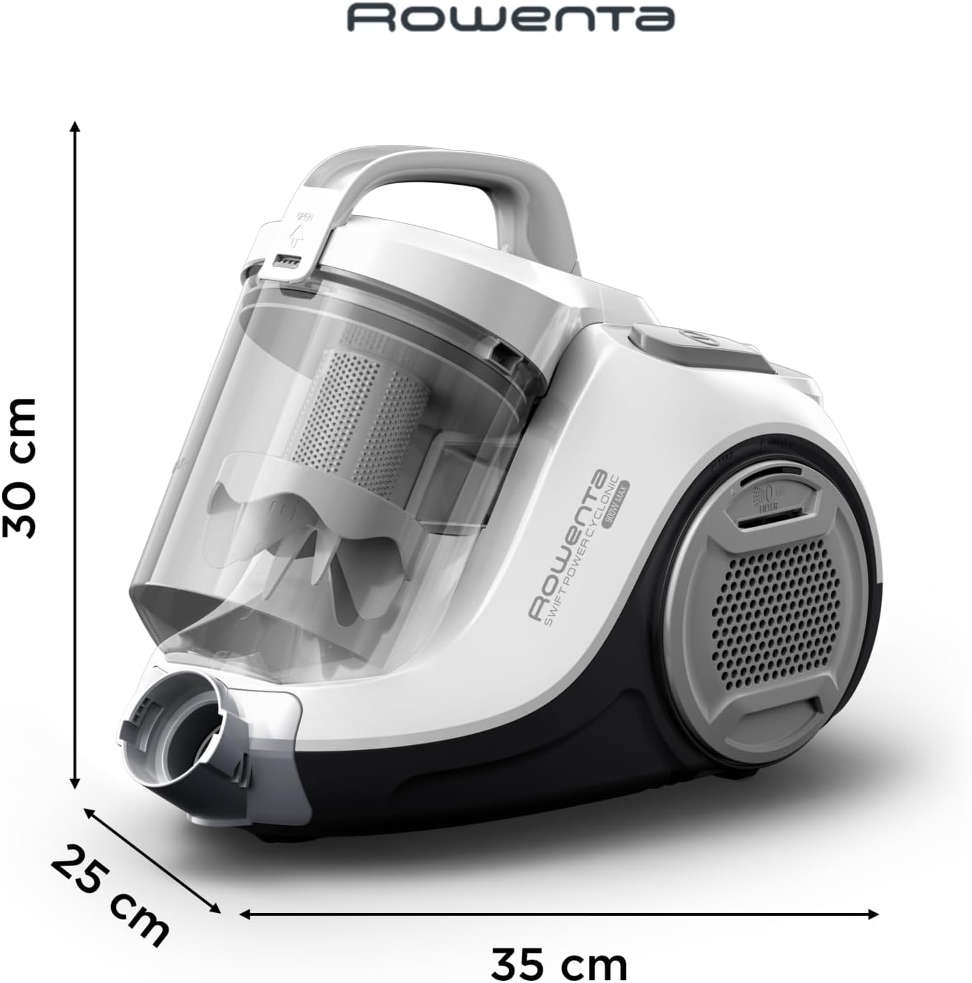 Thumbnail 2 de Rowenta Swift Power Cyclonic RO2917EA : aspirateur sans sac compact 900 W