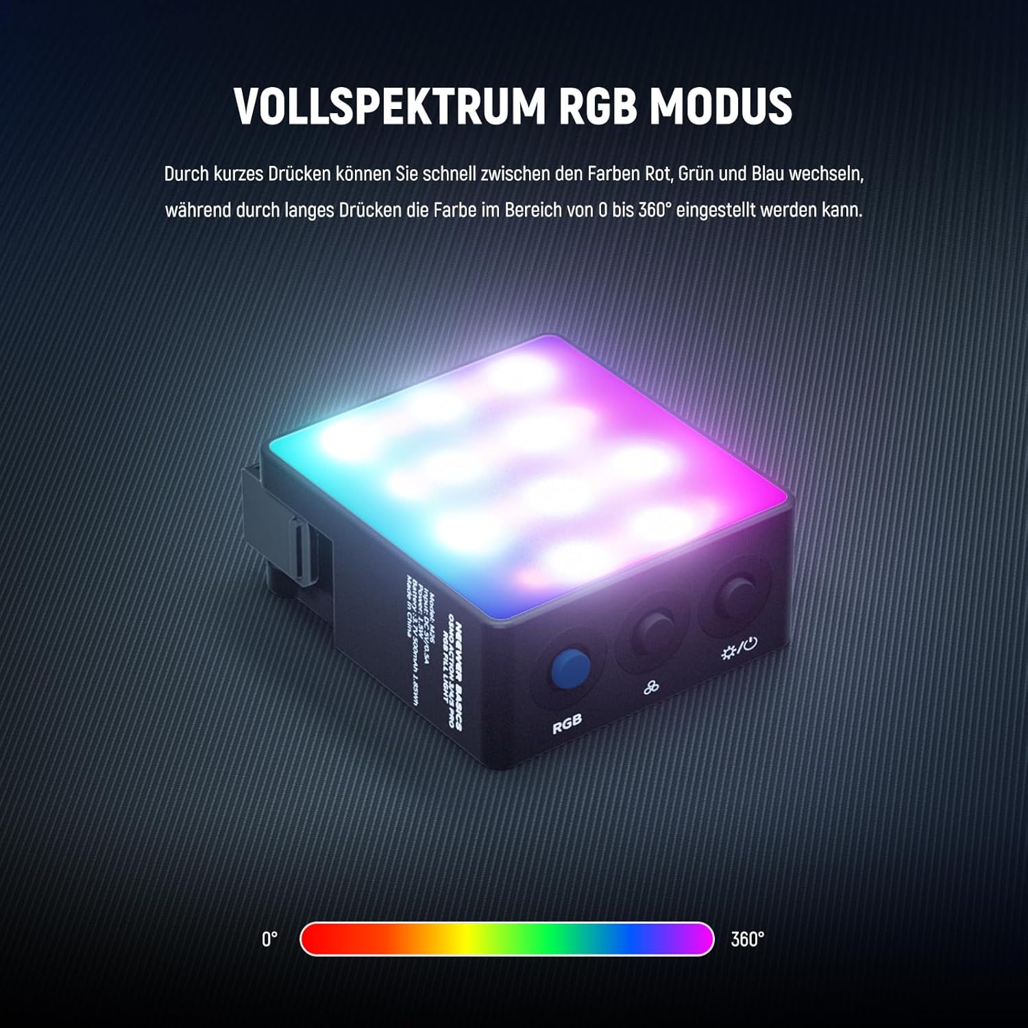 Thumbnail 2 de NEEWER Basics RGB Videolicht für DJI Osmo