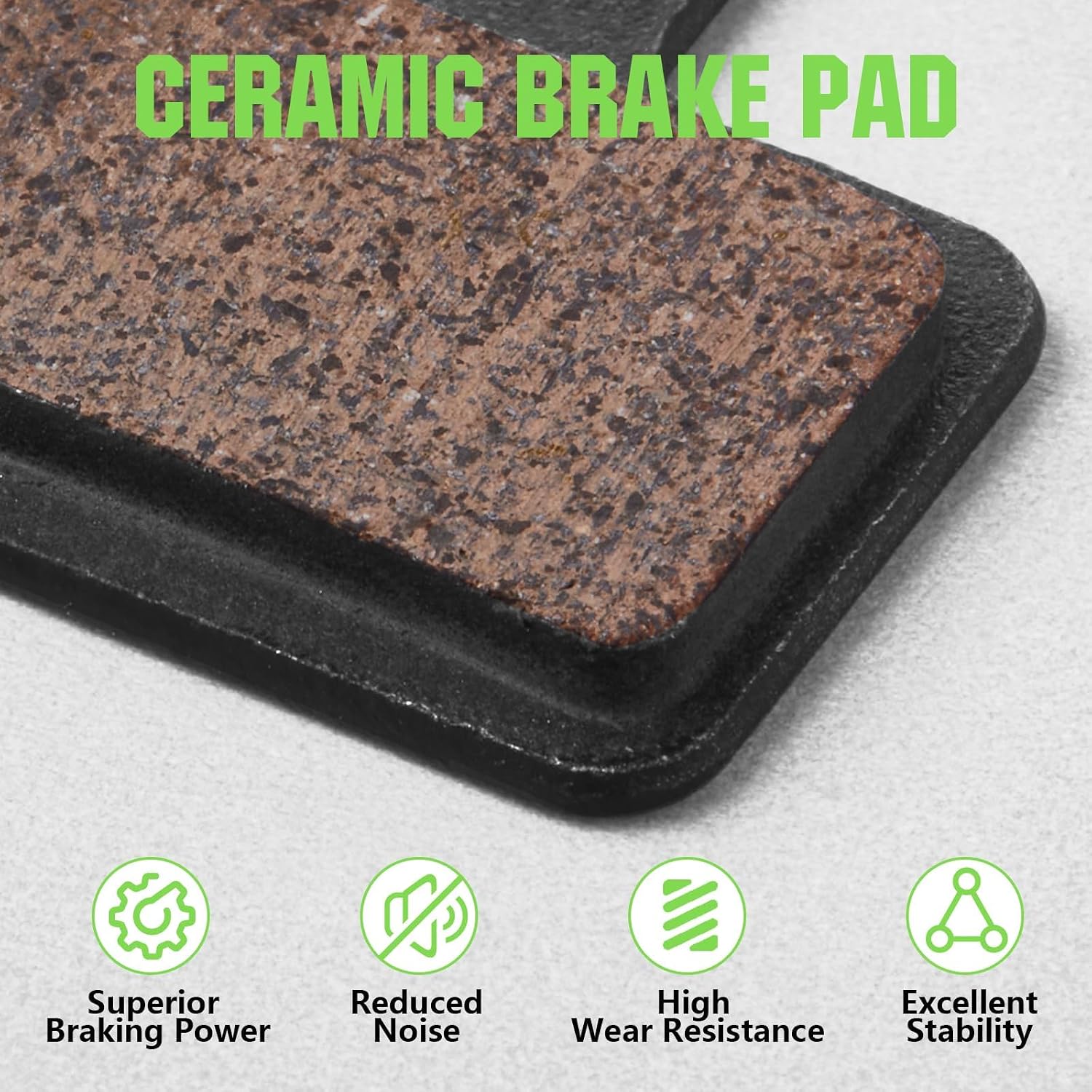 Detalle de Zacro ceramic disc brake pads 4 pairs