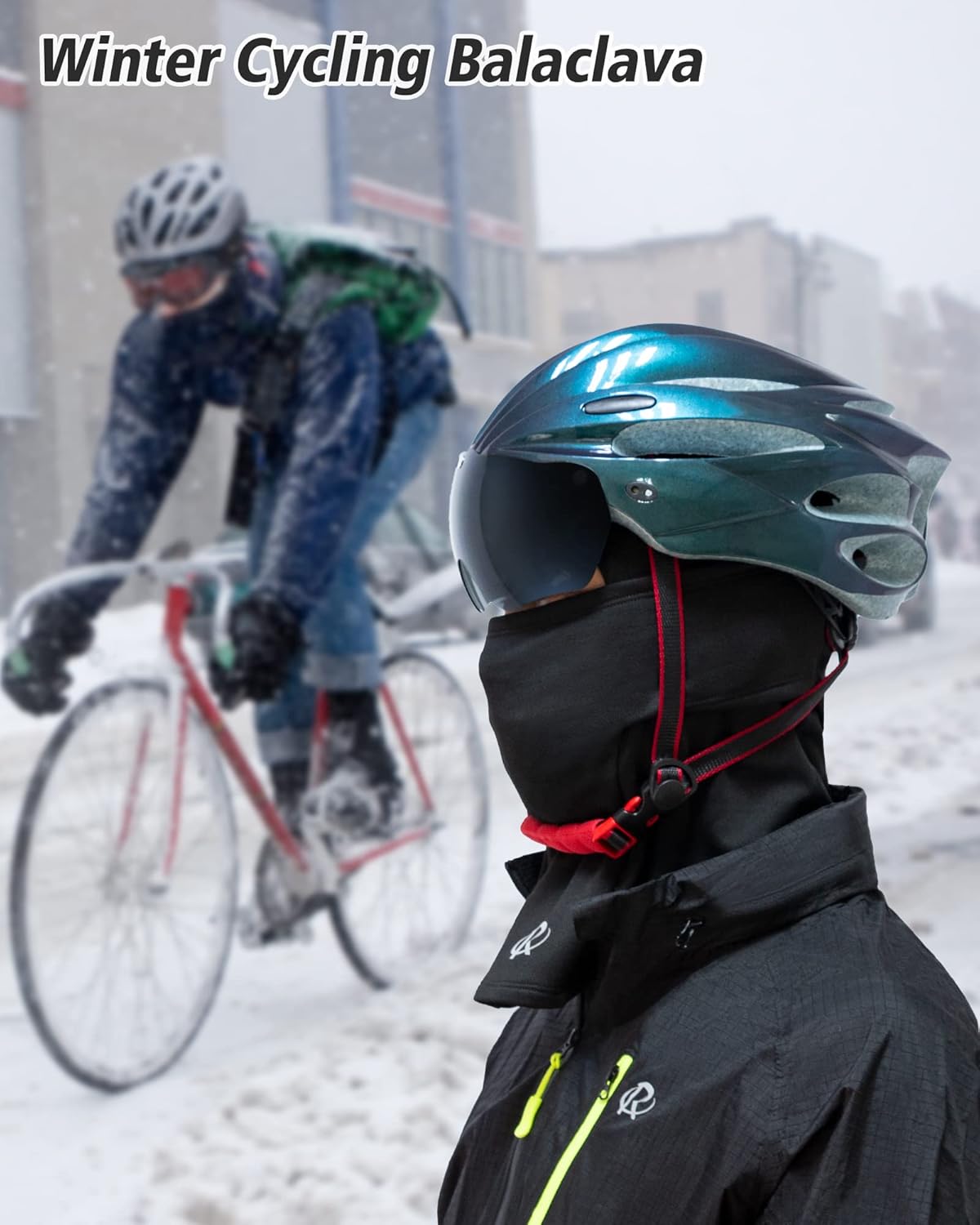Detalle de Cagoule moto ROTTO doublée polaire respirante en hiver : masque balaclava unisexe