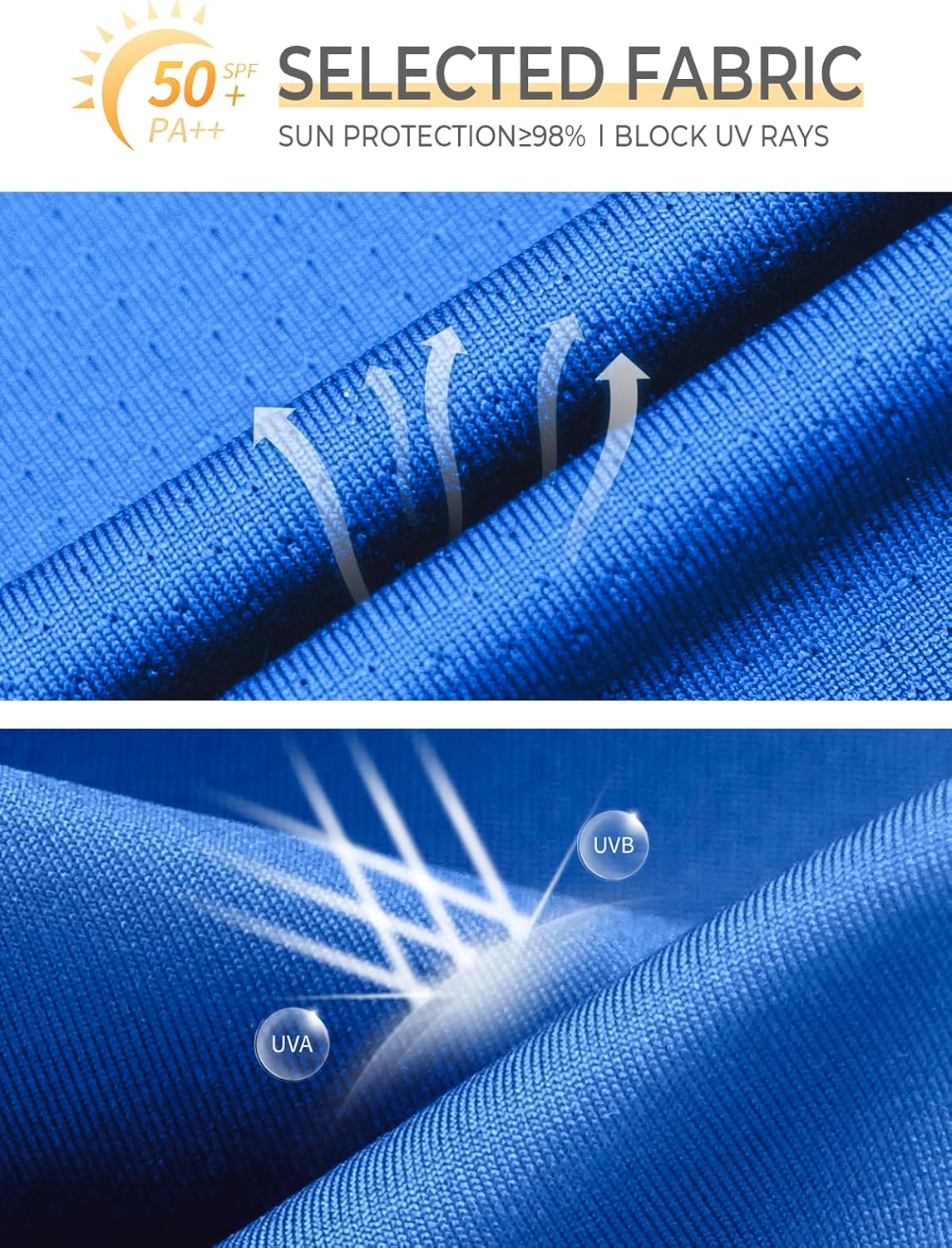 Thumbnail 5 de NORTHYARD Men's UPF 50+ Sun Protection Rash Guard - Long Sleeve Quick-Dry Beach Tee