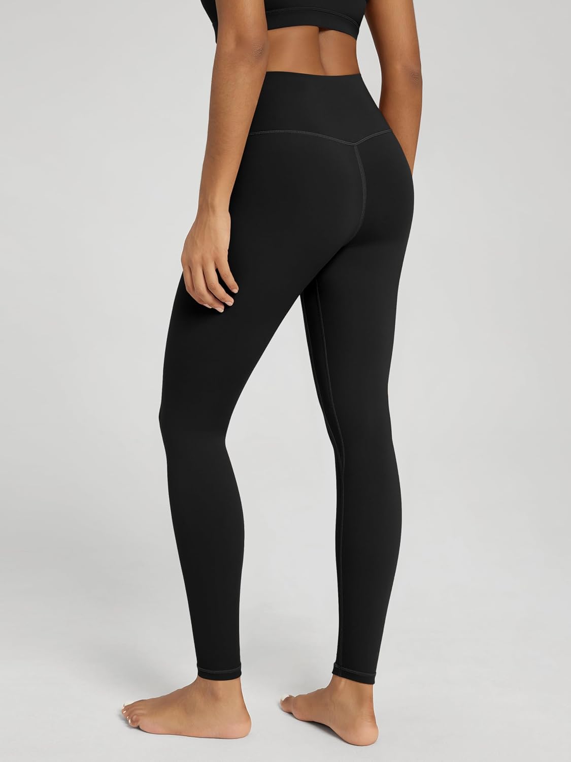 Detalle de ODODOS Cross Waist Yoga Leggings 28" inseam