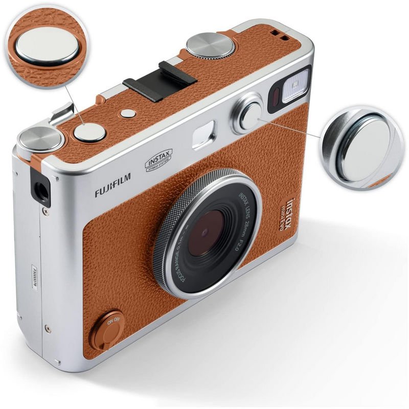 Thumbnail 2 de Fujifilm Instax mini Evo Cámara Instantánea Marrón y Plata: híbrido con 10 efectos de lente y película