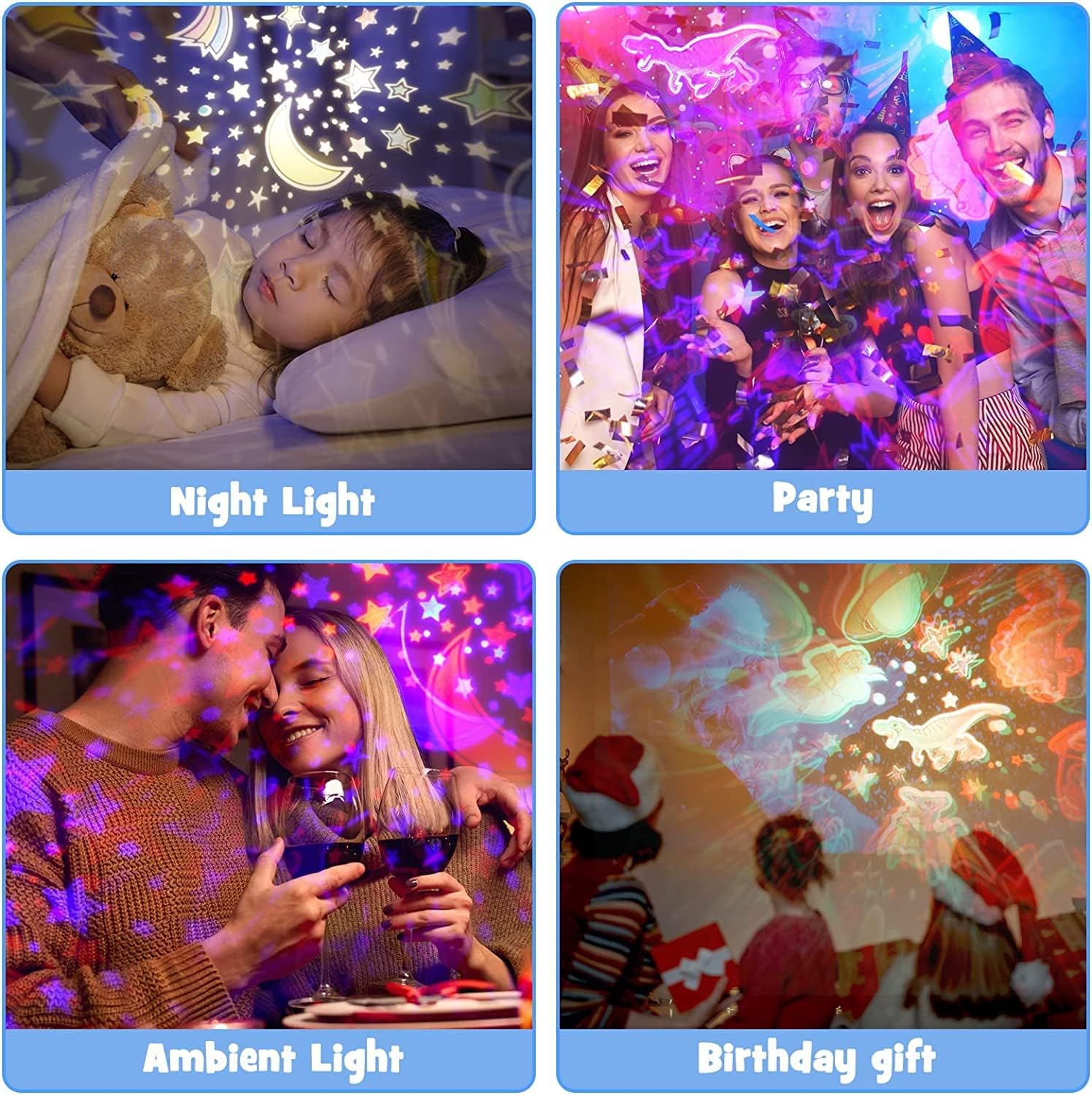 Detalle 2 de EUCOCO Sensory Night Light Projector for Babies