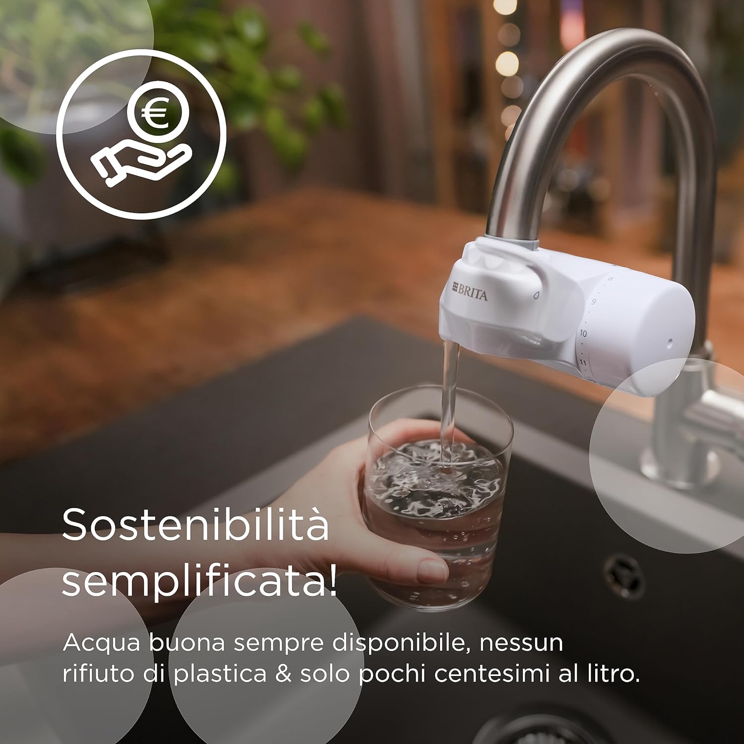 Thumbnail 6 de BRITA ON TAP V: Filtro rubinetto per acqua filtrata, durata circa 4 mesi