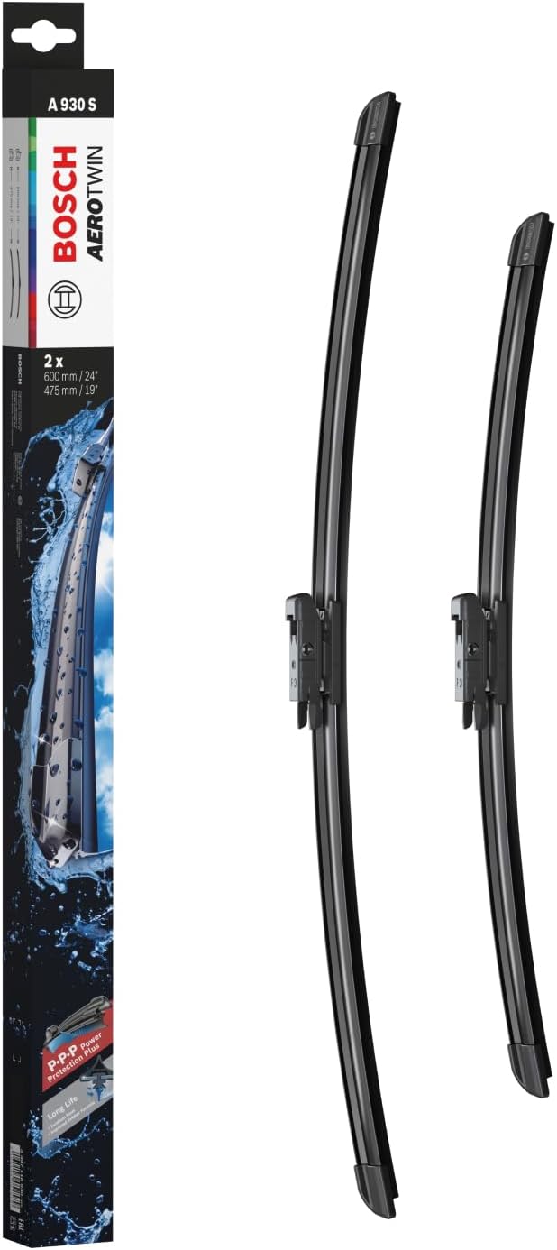Detalle de Bosch Aerotwin A 930 S front windscreen wiper blades set (2) — left-hand drive (EU)