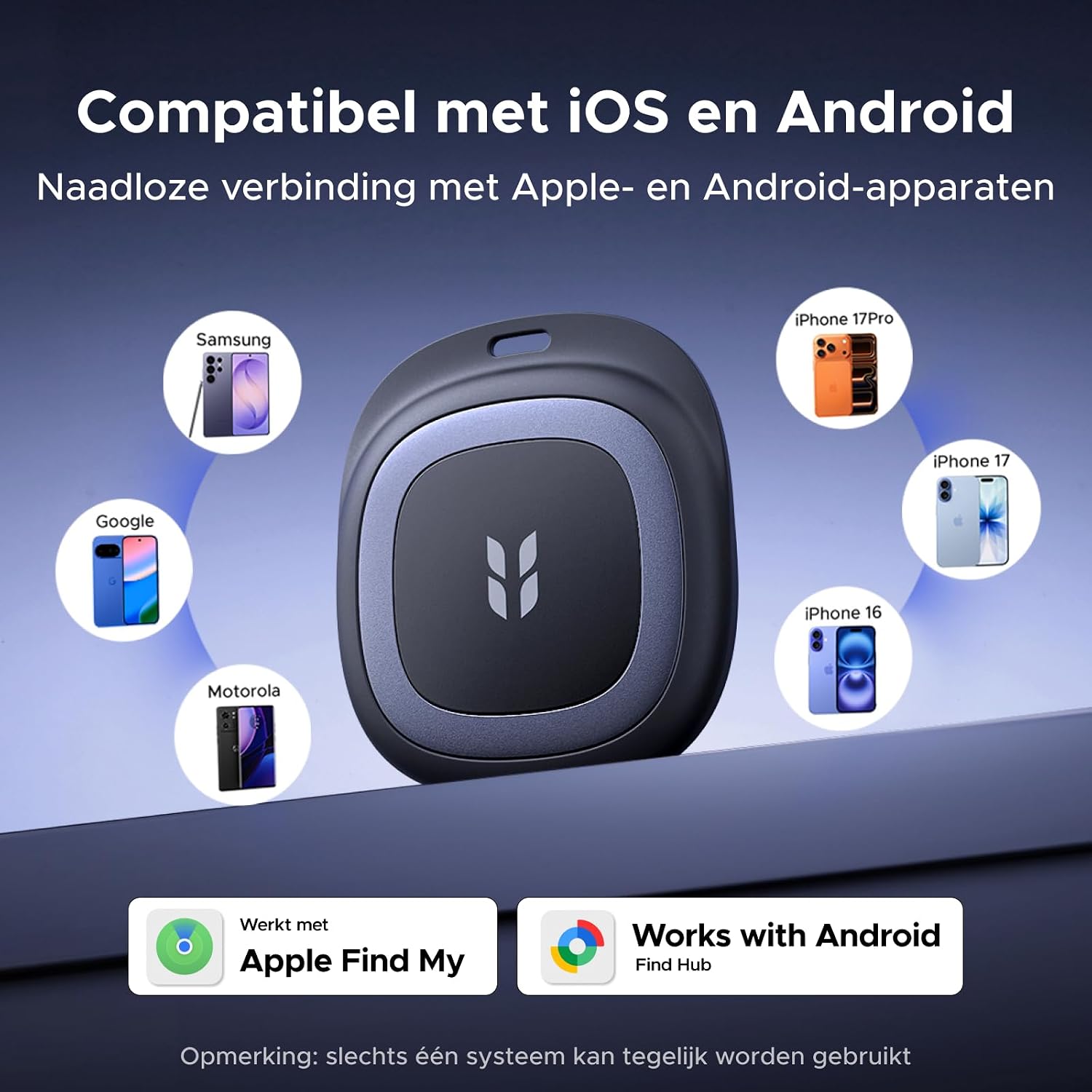 Detalle 2 de UGREEN FineTrack Duo 2 trackers, 4-pack met USB-C-laden en IP68