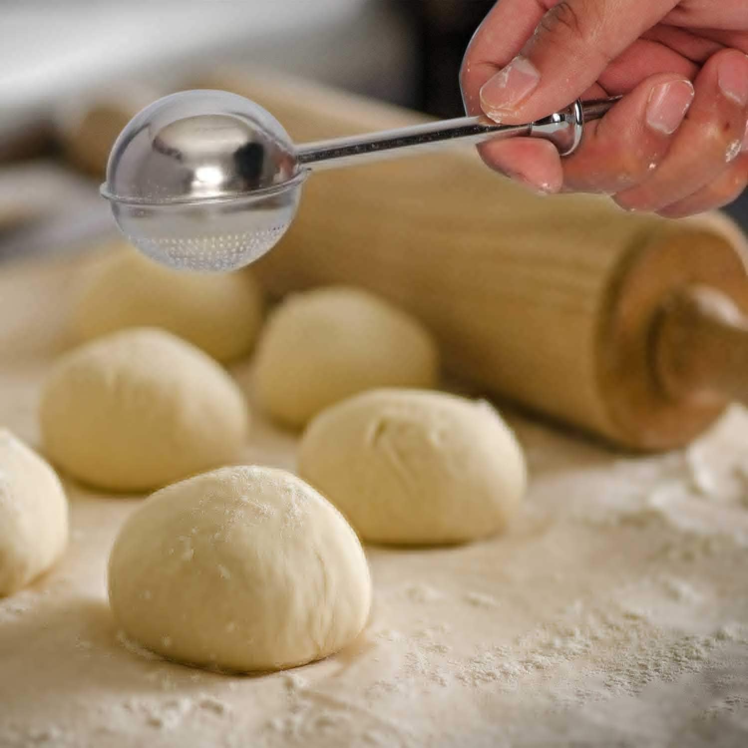 Thumbnail 2 de HULISEN Flour Duster, 304 Stainless Steel