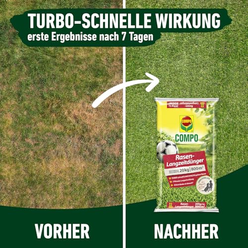 Thumbnail 3 de COMPO Rasendünger mit 3 Monaten Langzeitwirkung – Premium Langzeitdünger für 800 m²