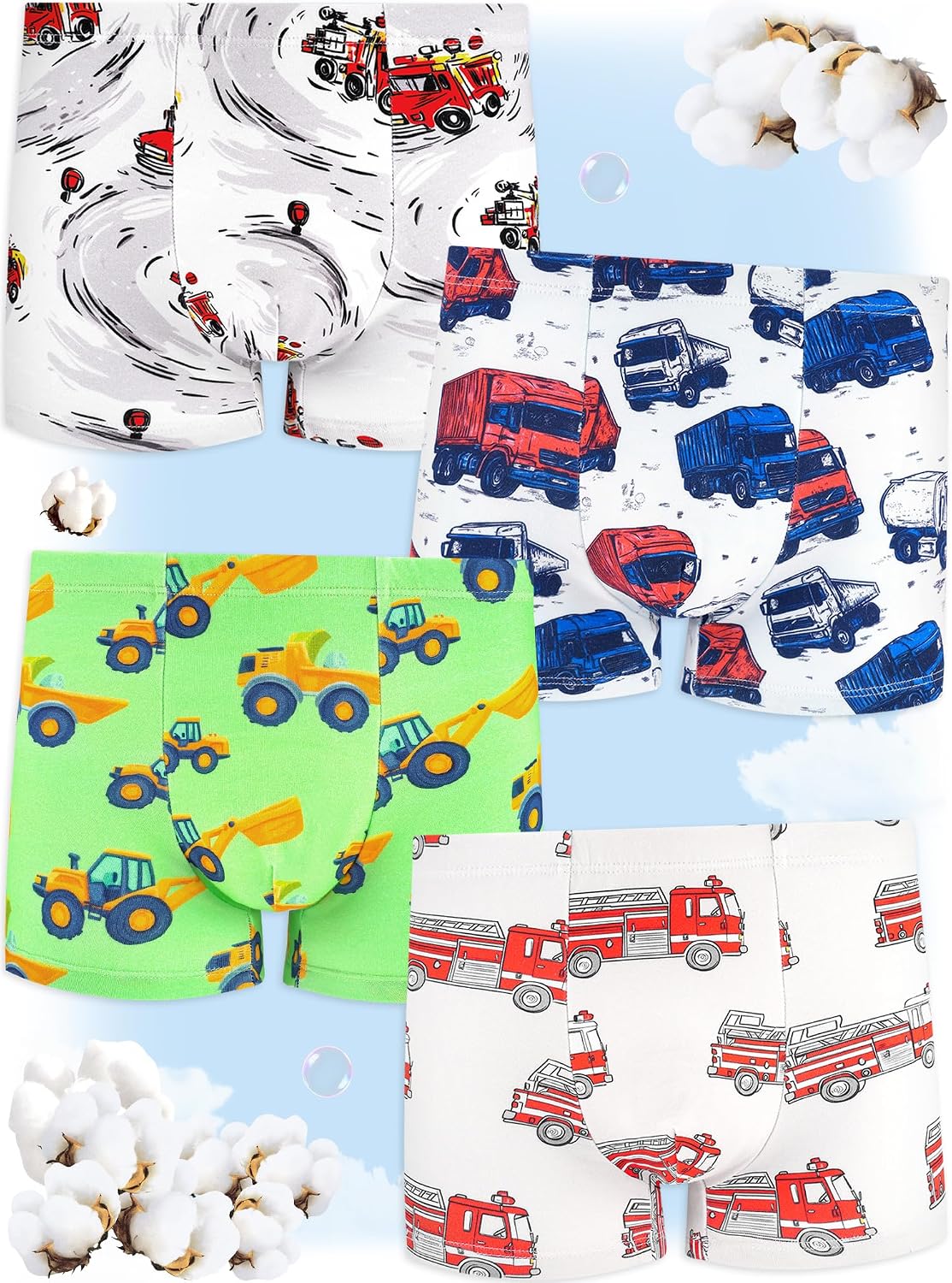 Detalle de BliBliTaTa Boys Boxer Briefs, 6-Pack
