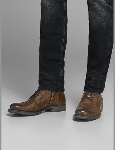 Thumbnail 2 de JACK & JONES Jfwrussel Leather Cognac botas motero 41 EU 👞