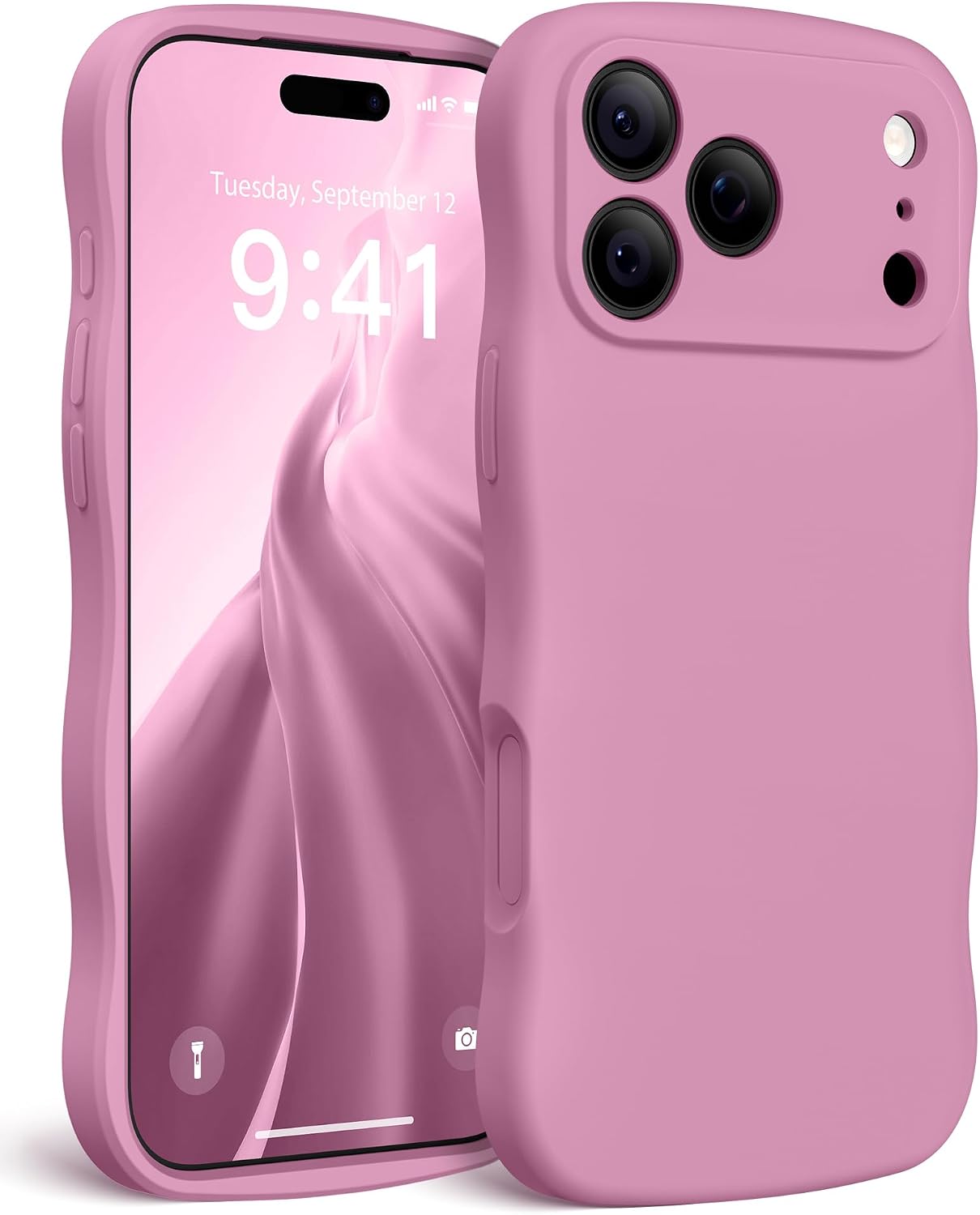 Detalle de SuydanBox Magnetic for iPhone 17 Pro Case — Full Camera Protection, MagSafe Compatible in Blackcurrant
