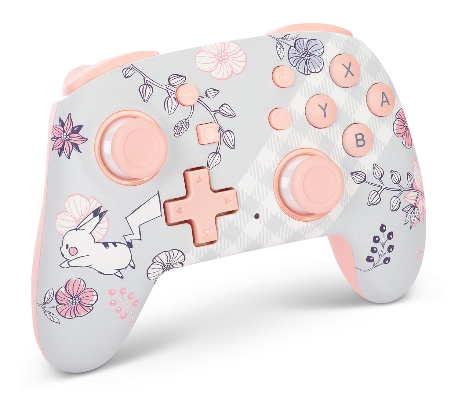 Thumbnail 2 de PowerA Nano Enhanced Wireless Controller for Nintendo Switch (Pikachu Garden) — Bluetooth mini gamepad with motion controls