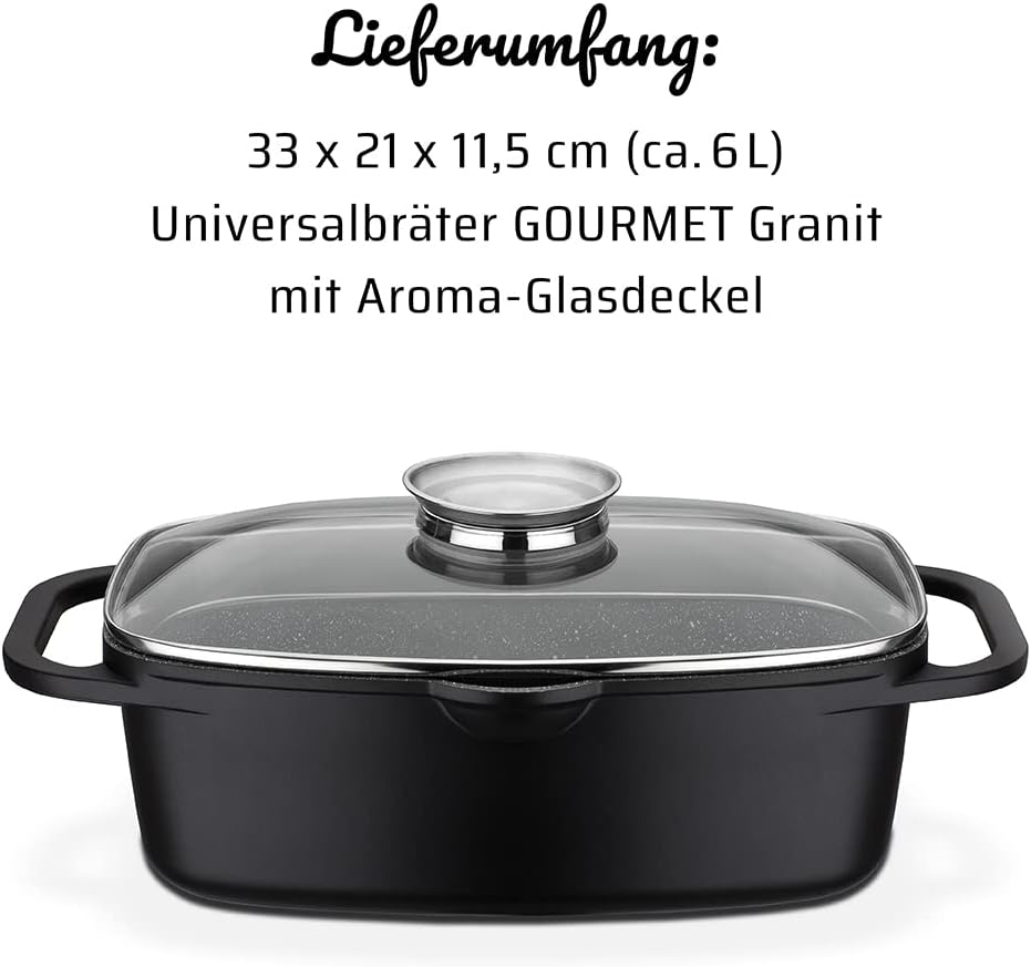 Thumbnail 6 de GSW Universalbräter Gourmet Granit 6 Liter