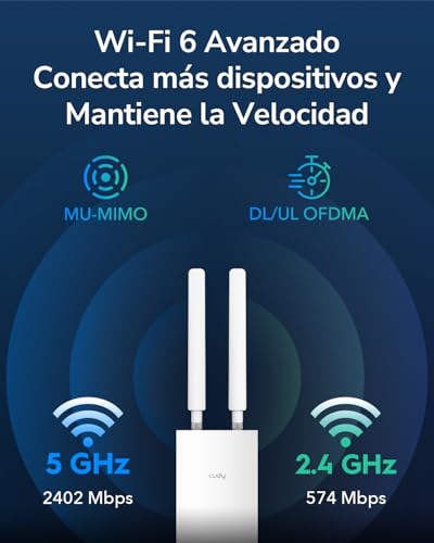 Thumbnail 2 de Cudy AP3000 WiFi 6 Outdoor IP65 🚀 Puertos Gigabit