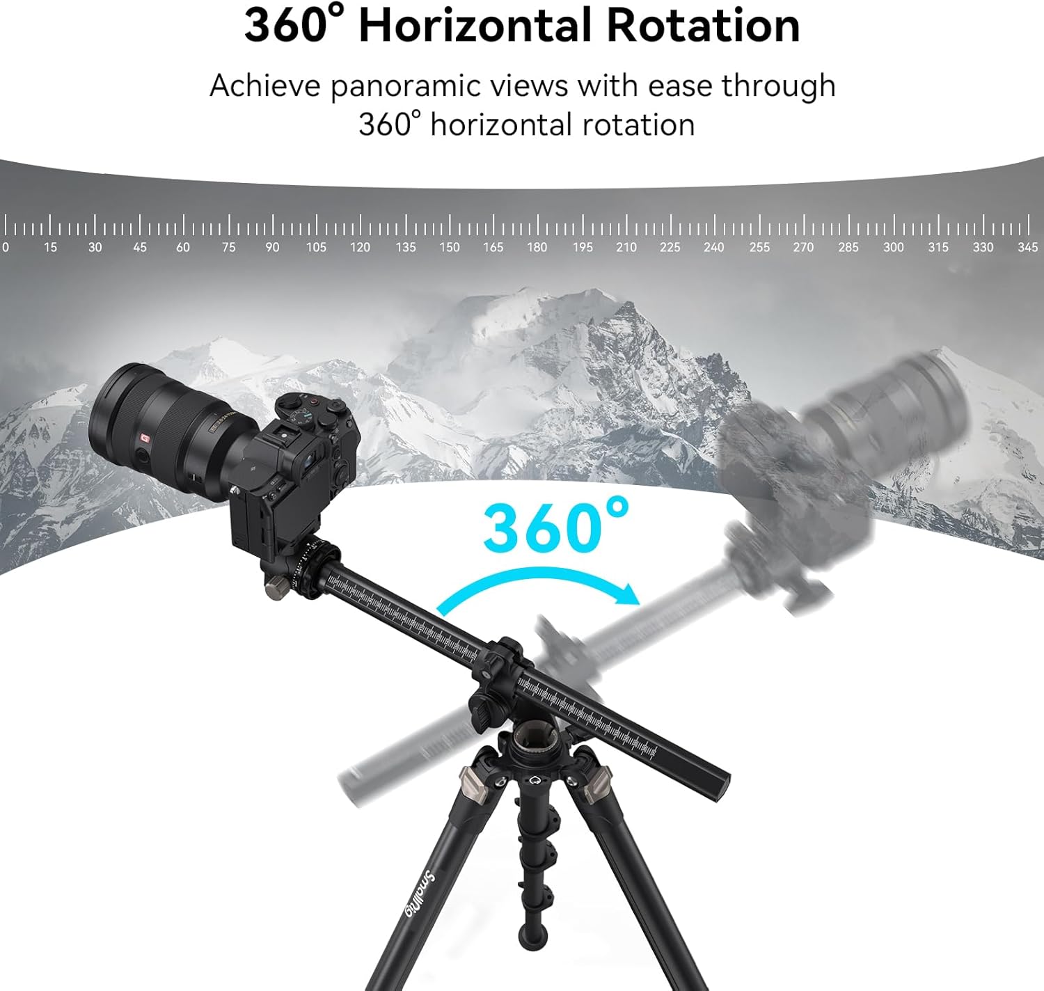 Detalle de SMALLRIG CT200 Trépied 185 cm