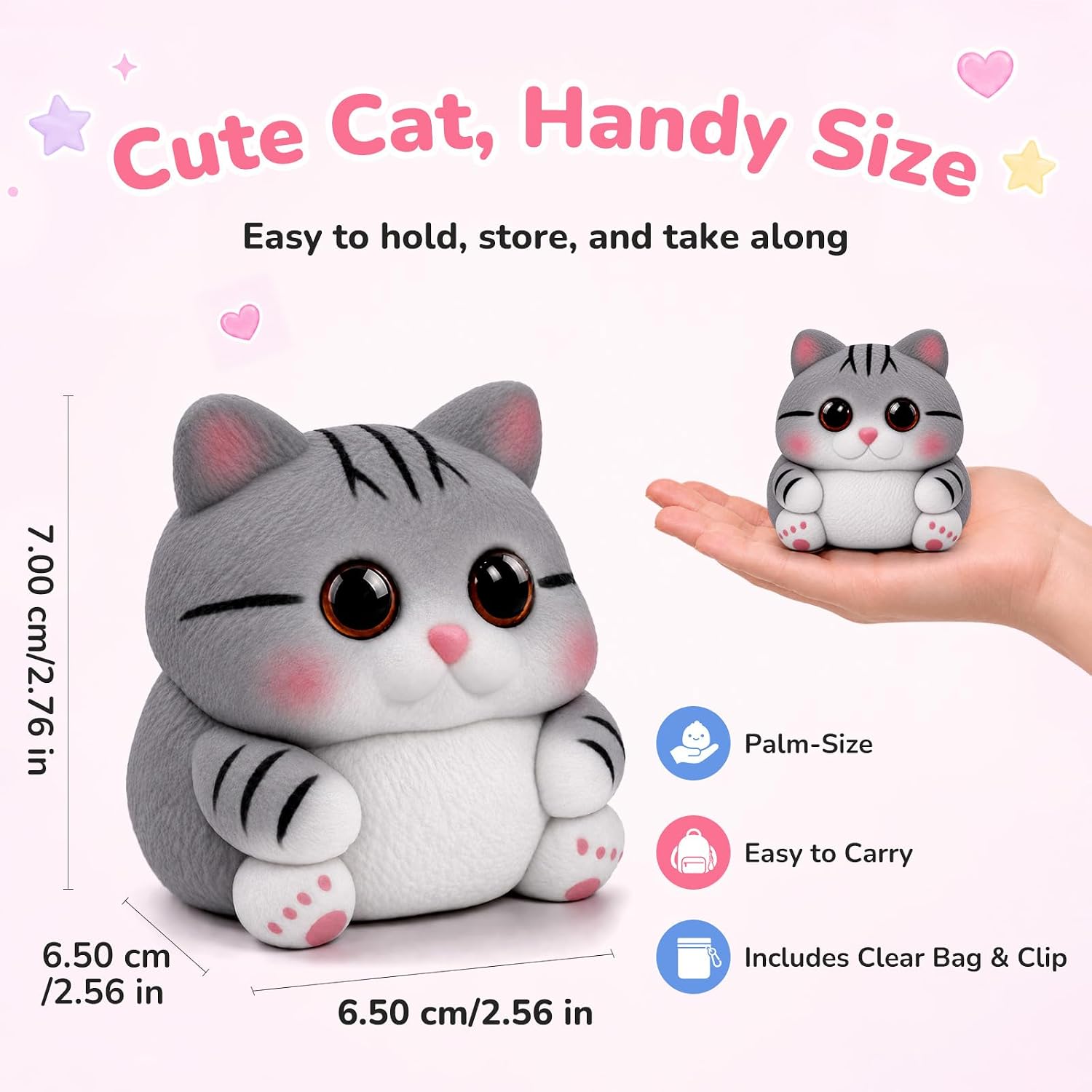 Thumbnail 6 de Reenovan TS001 Cat Squishy Toy, Soft TPR Sensory Fidget