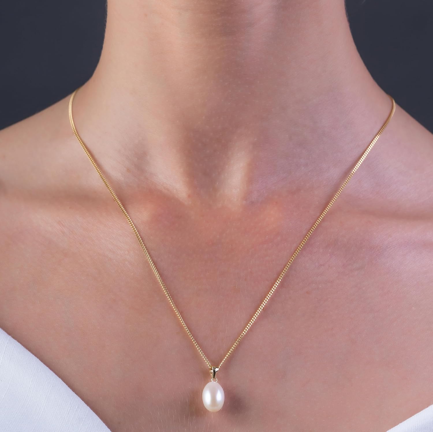 Detalle de MIORE Pendentif Femme perle 8–9 mm