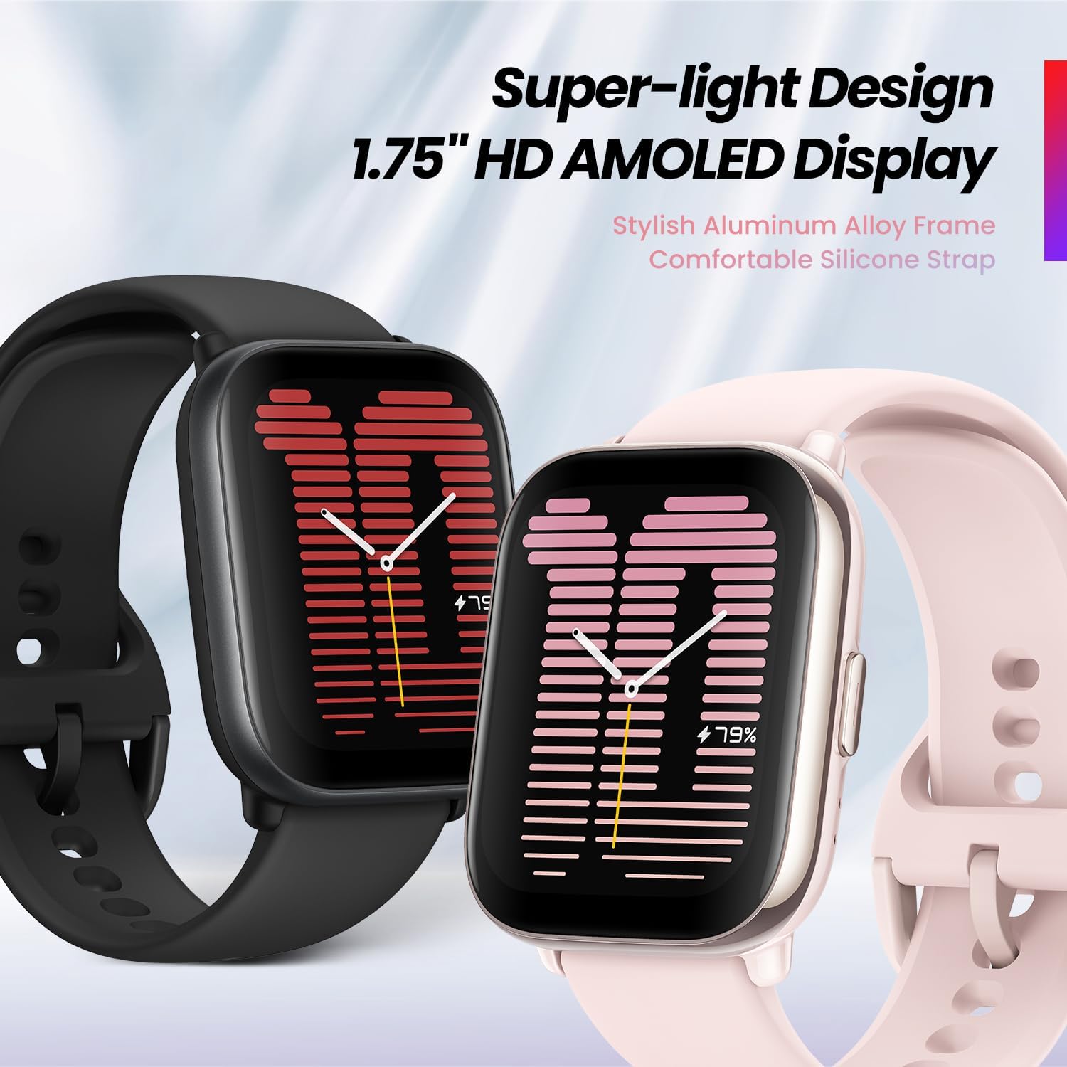 Detalle de Amazfit Active 42mm smartwatch with GPS, 14‑day battery