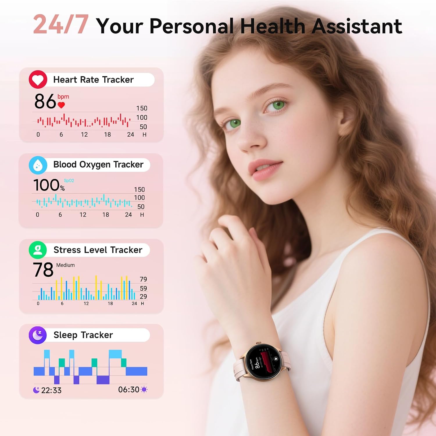 Detalle 2 de Smart Watches for Women 120 modes