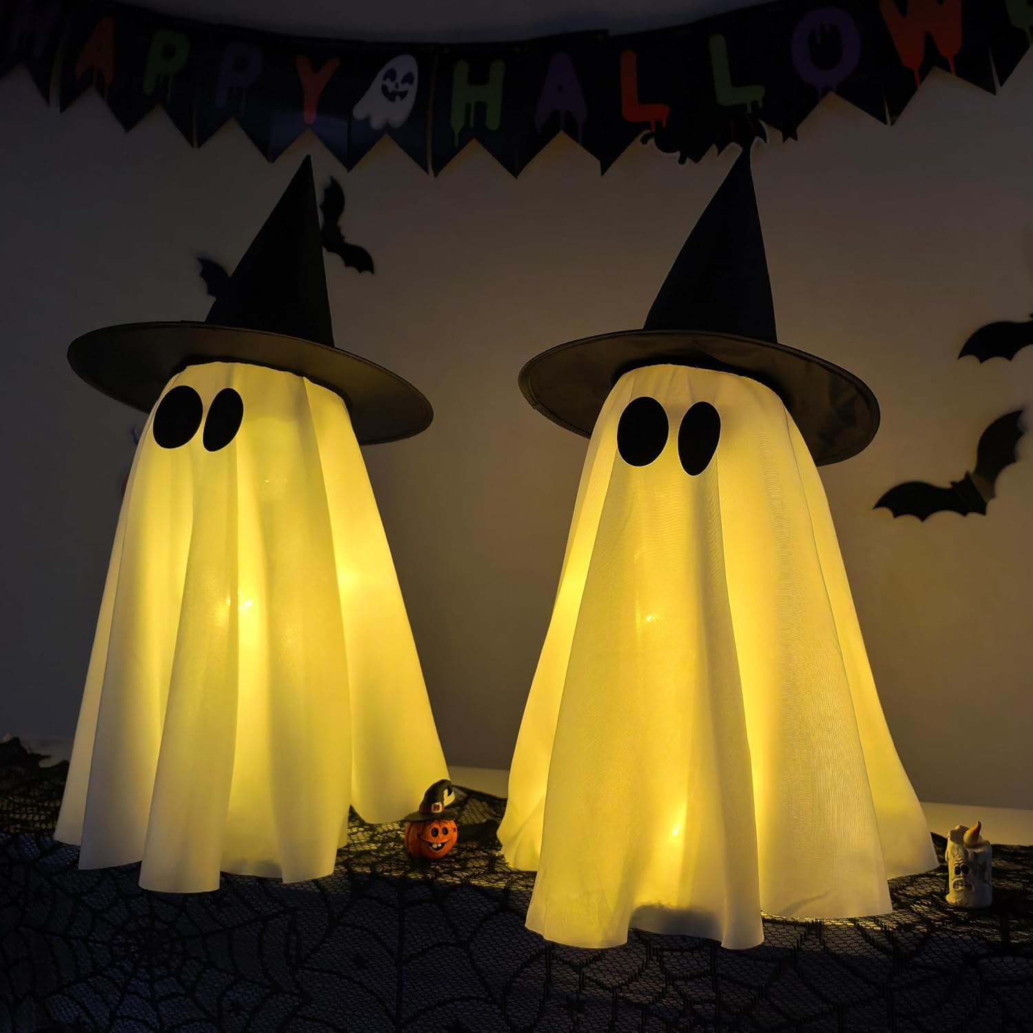 Thumbnail 4 de Light-Up Ghost Decorations Set of 2