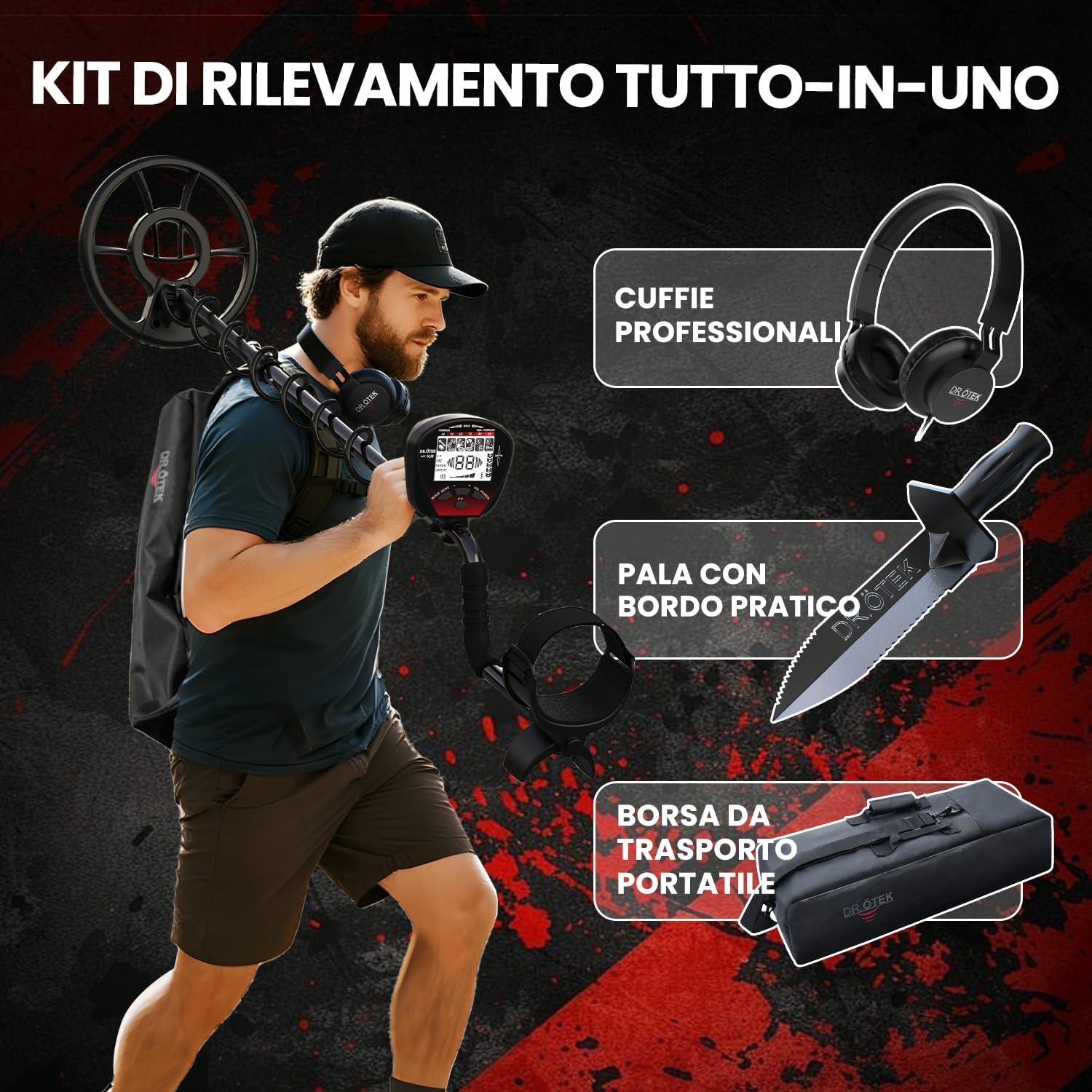 Thumbnail 5 de DR.ÖTEK MTXR Metal Detector 25 cm