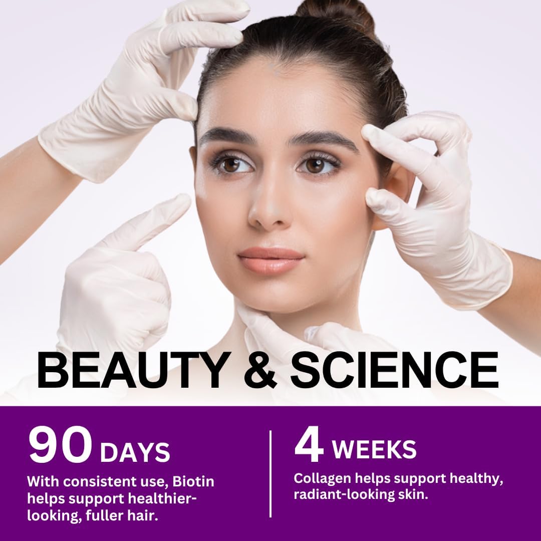 Thumbnail 6 de VITBOOST Biotin Supplement with Hyaluronic Acid, Collagen & Keratin, 25,000 mcg, 60 Count