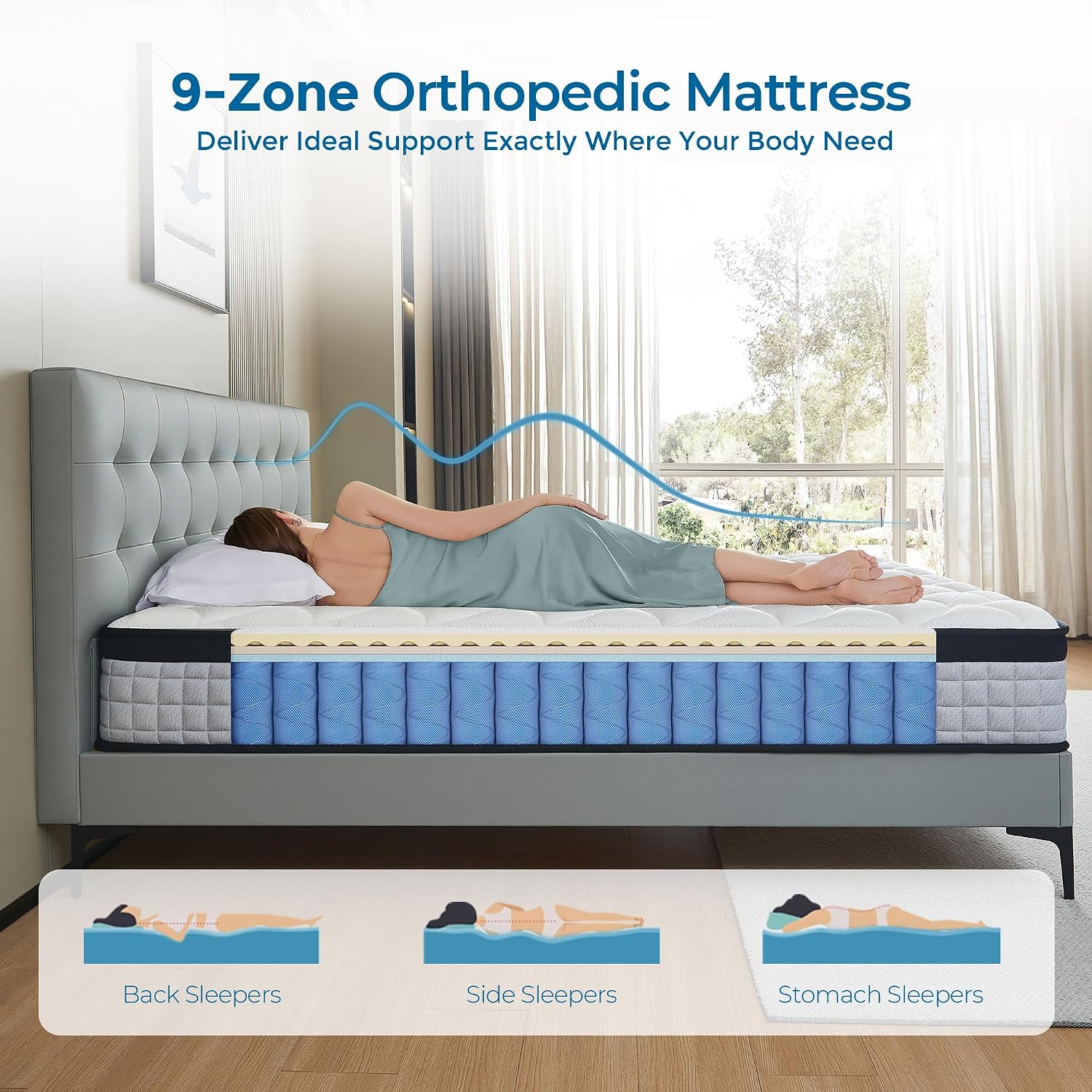 Thumbnail 2 de dosleeps Small Double Mattress 4FT 9-inch 120x190cm mattress