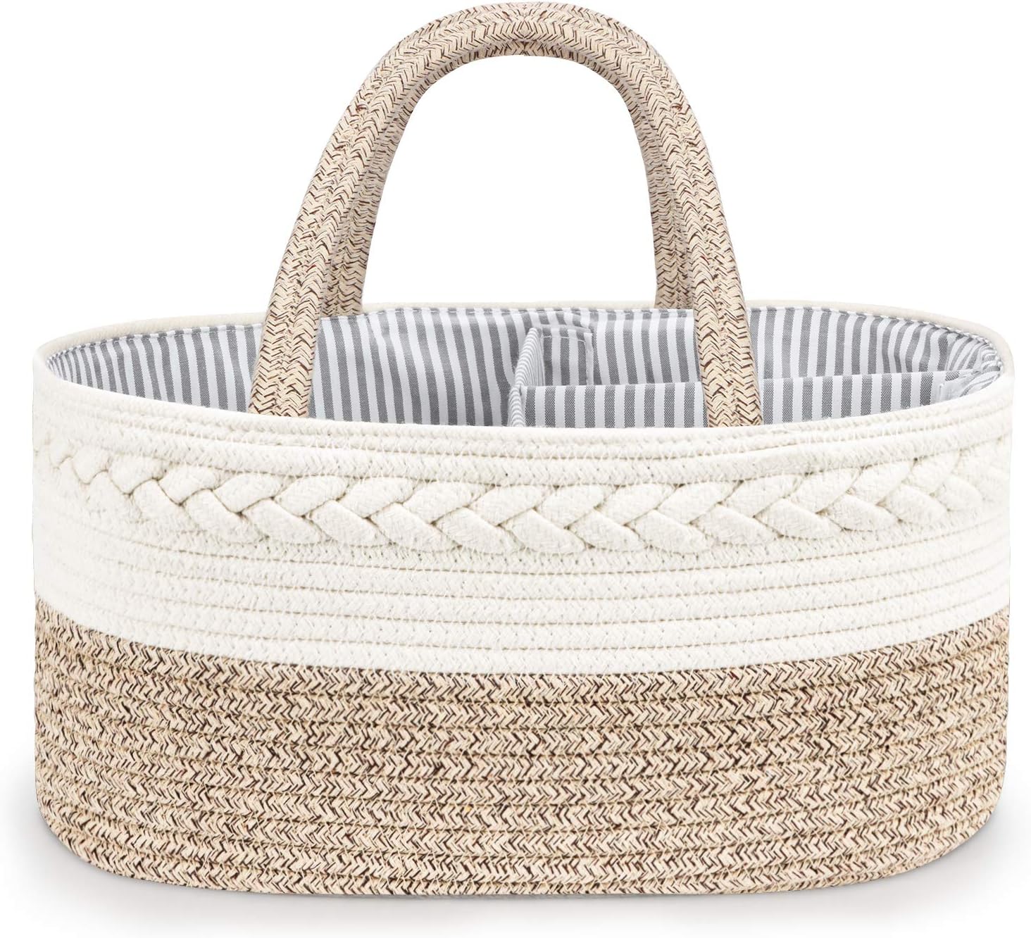 Maliton Cestino Porta Pannolini Marrone XL