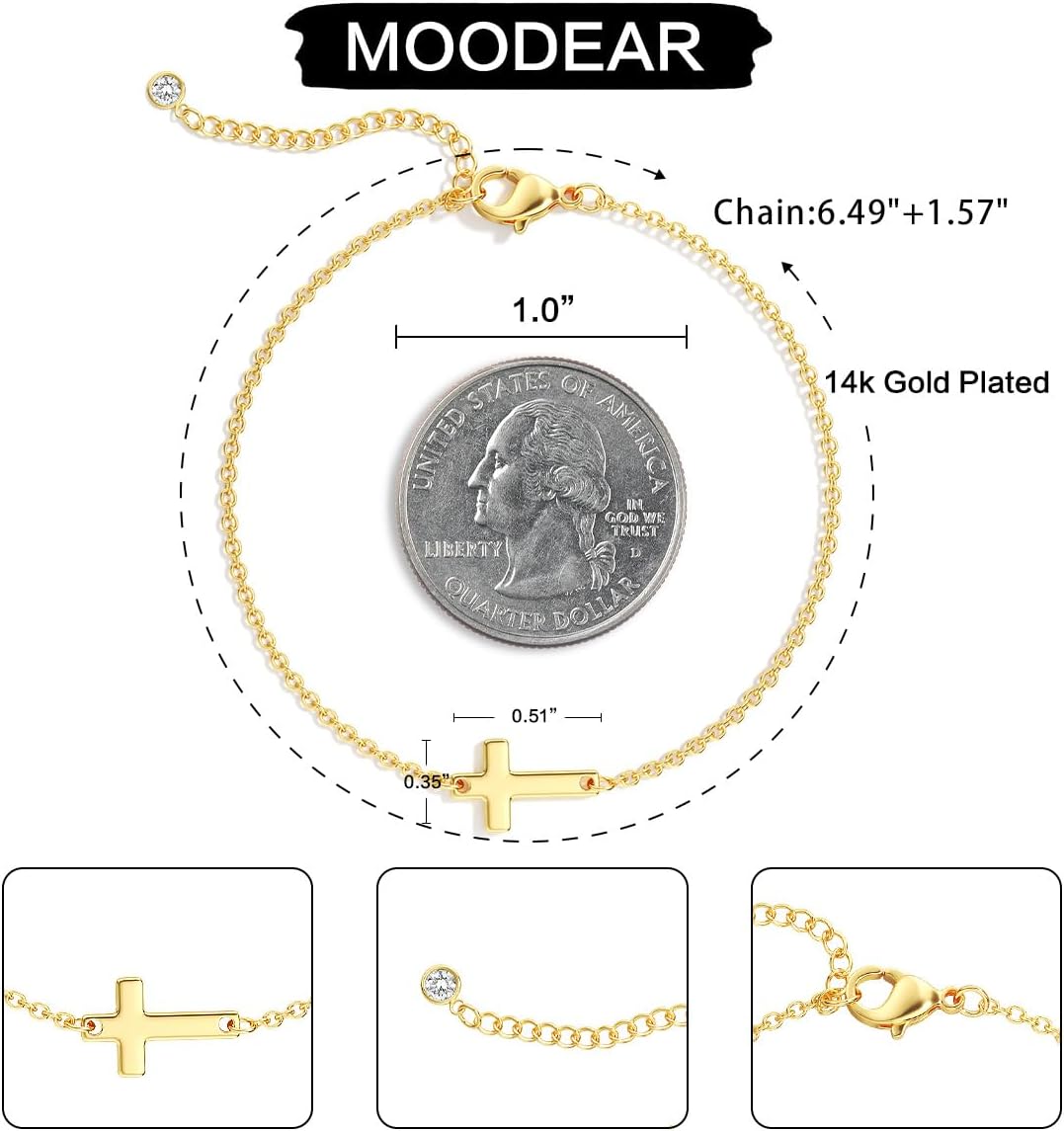 Detalle 2 de Moodear Cross Bracelet 925 Sterling Silver
