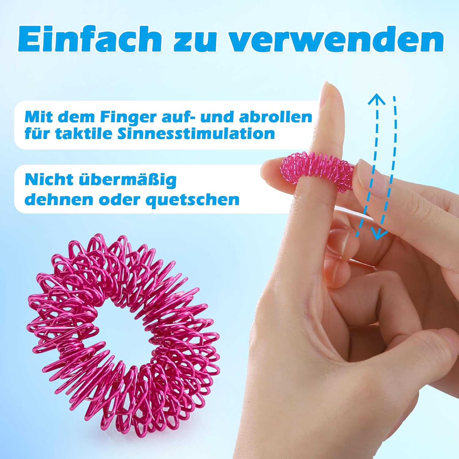 Thumbnail 5 de YANGTSUNG Akupressur-Ring Set (24 Stück) – Fingermassageringe für Stressabbau & Durchblutung